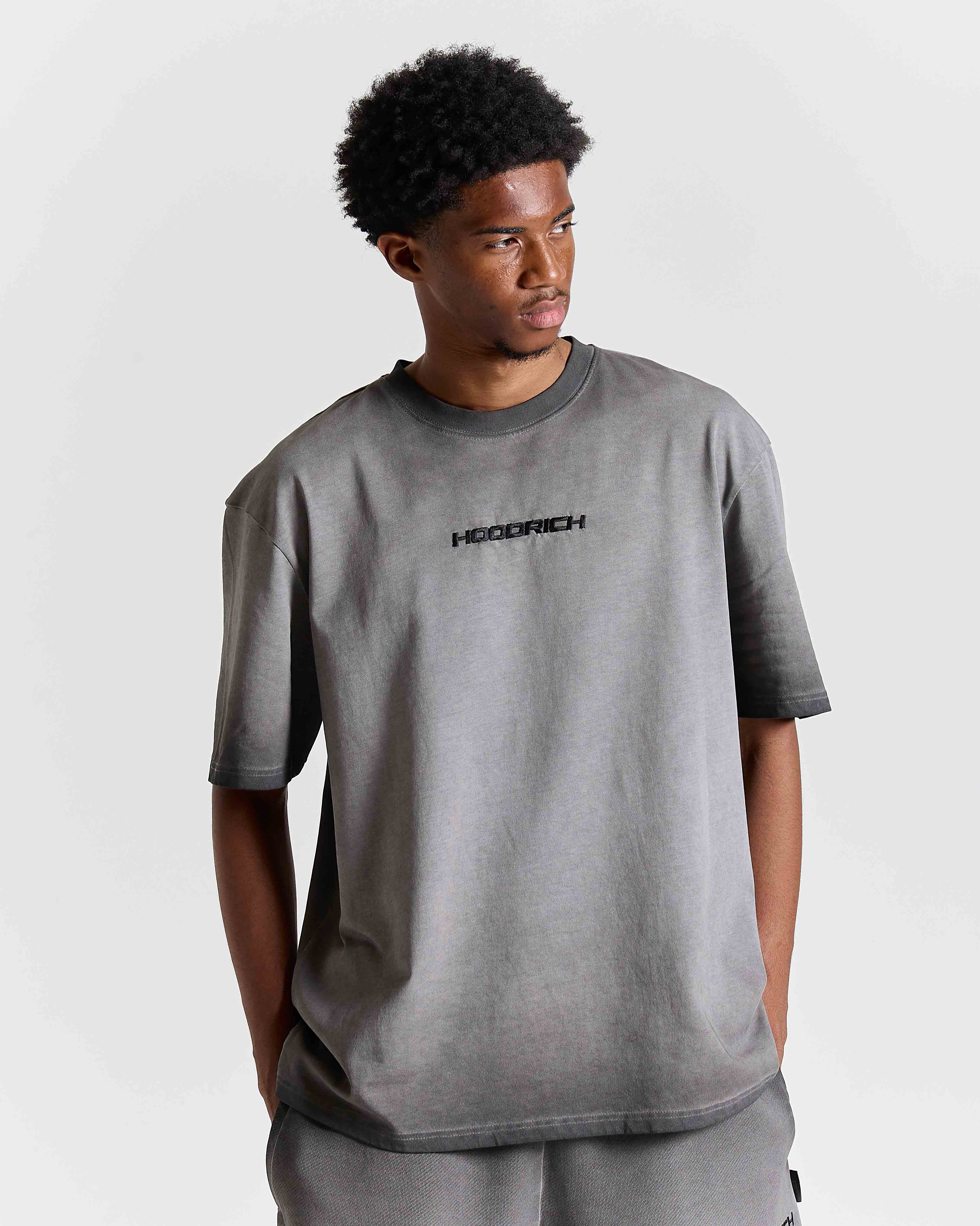 Ghost Oversized T-Shirt - Black Oil Wash