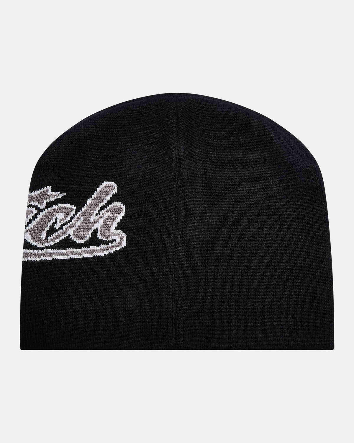 Stade Knitted Fitted Beanie - Black/Grey