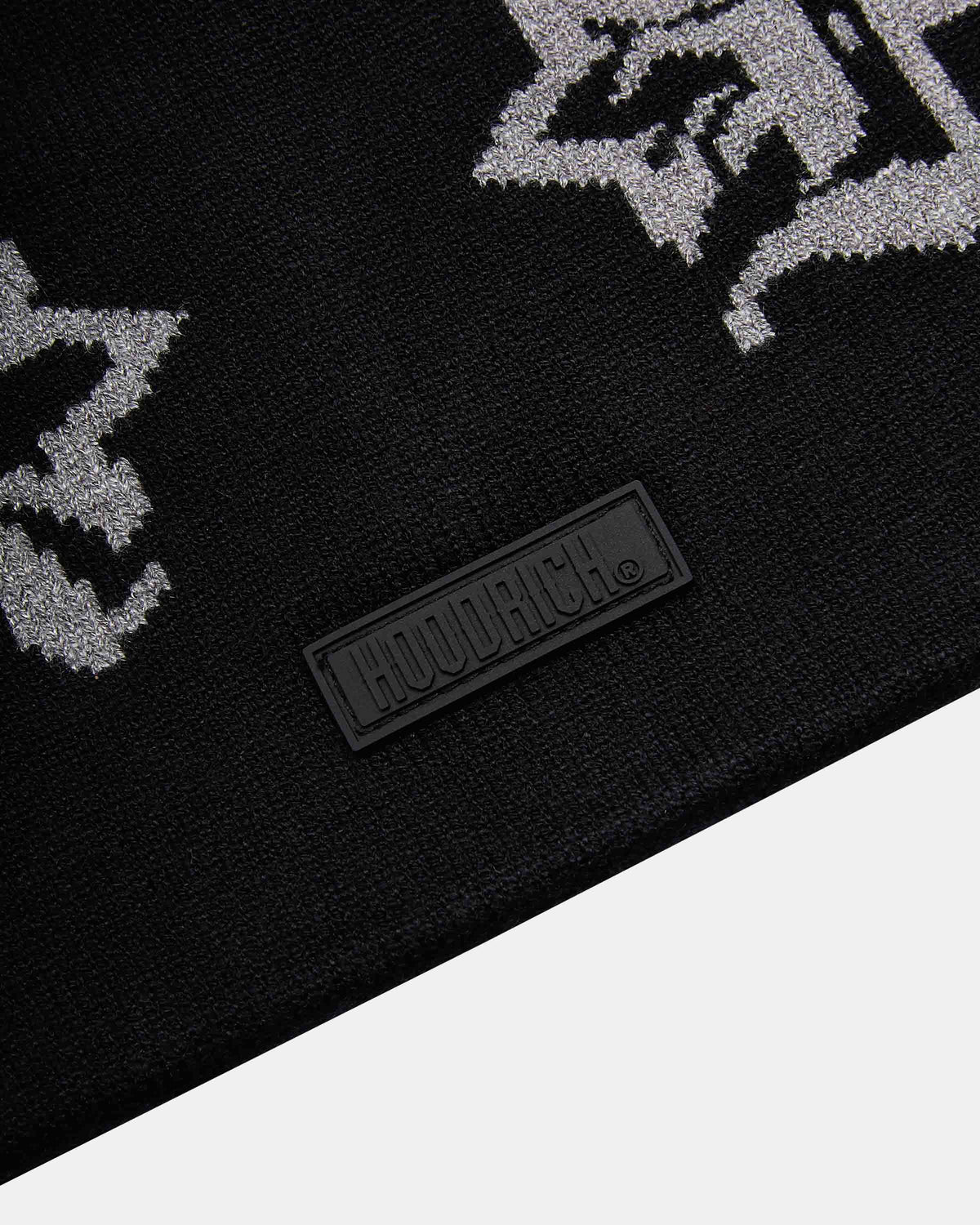 Virtux Skull Knit Beanie - Black/Grey