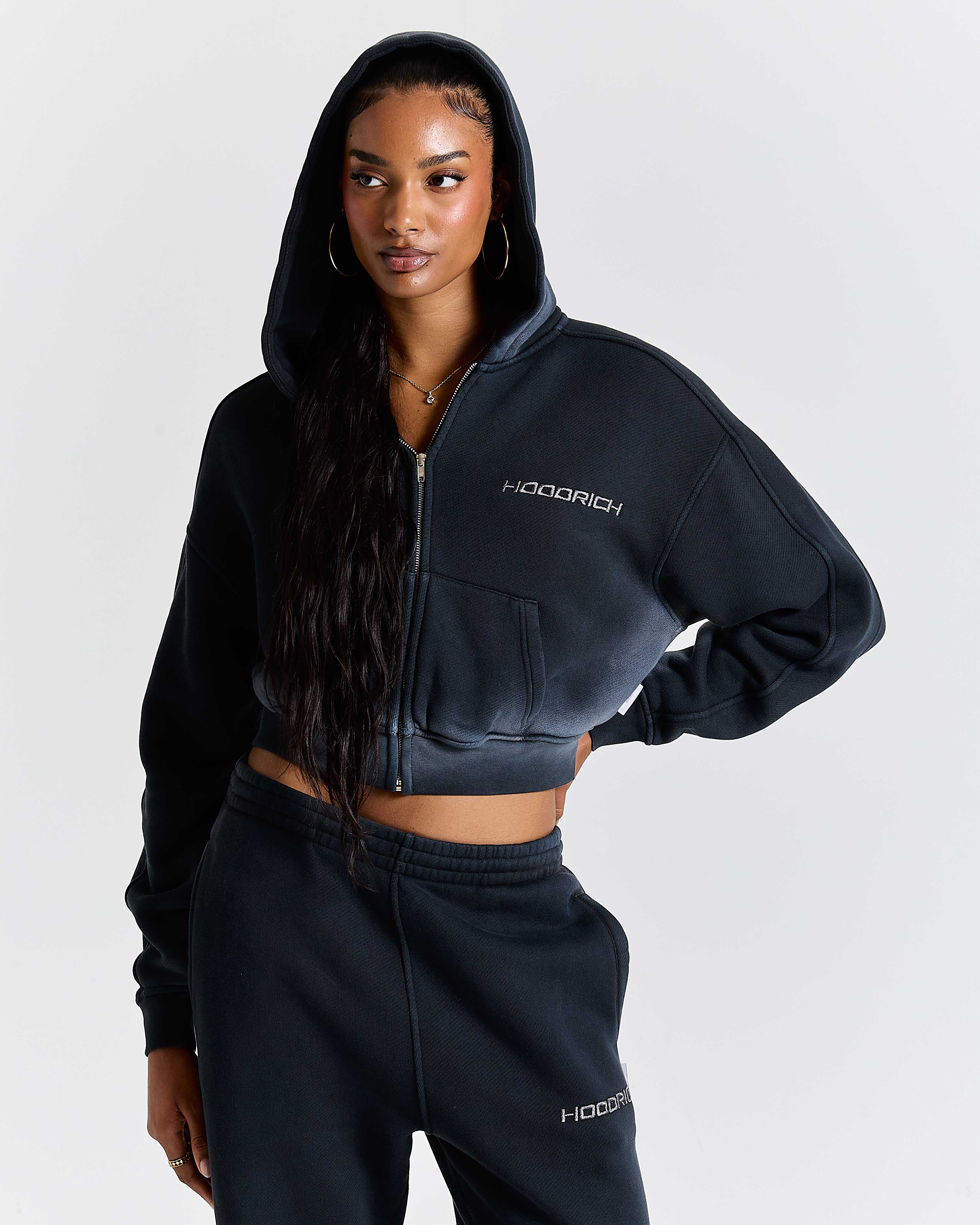 Women's Ghost Full Tracksuit - Black
