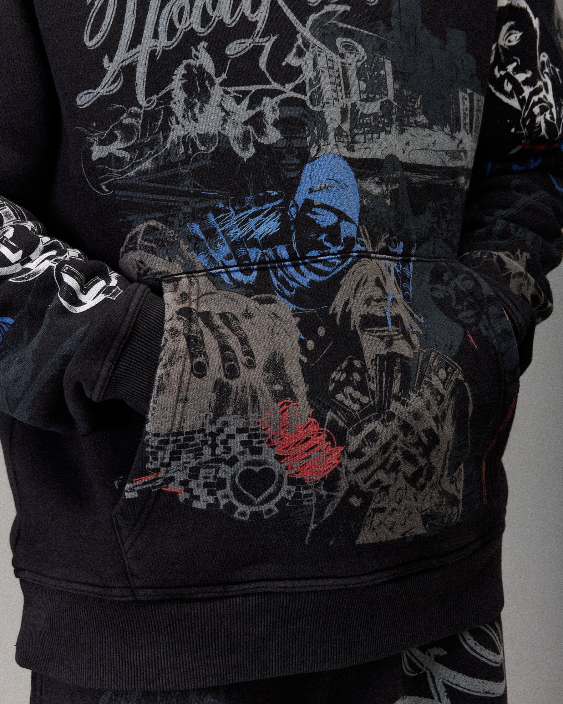 The Winner's Circle Oversized Hoodie - Black Wash