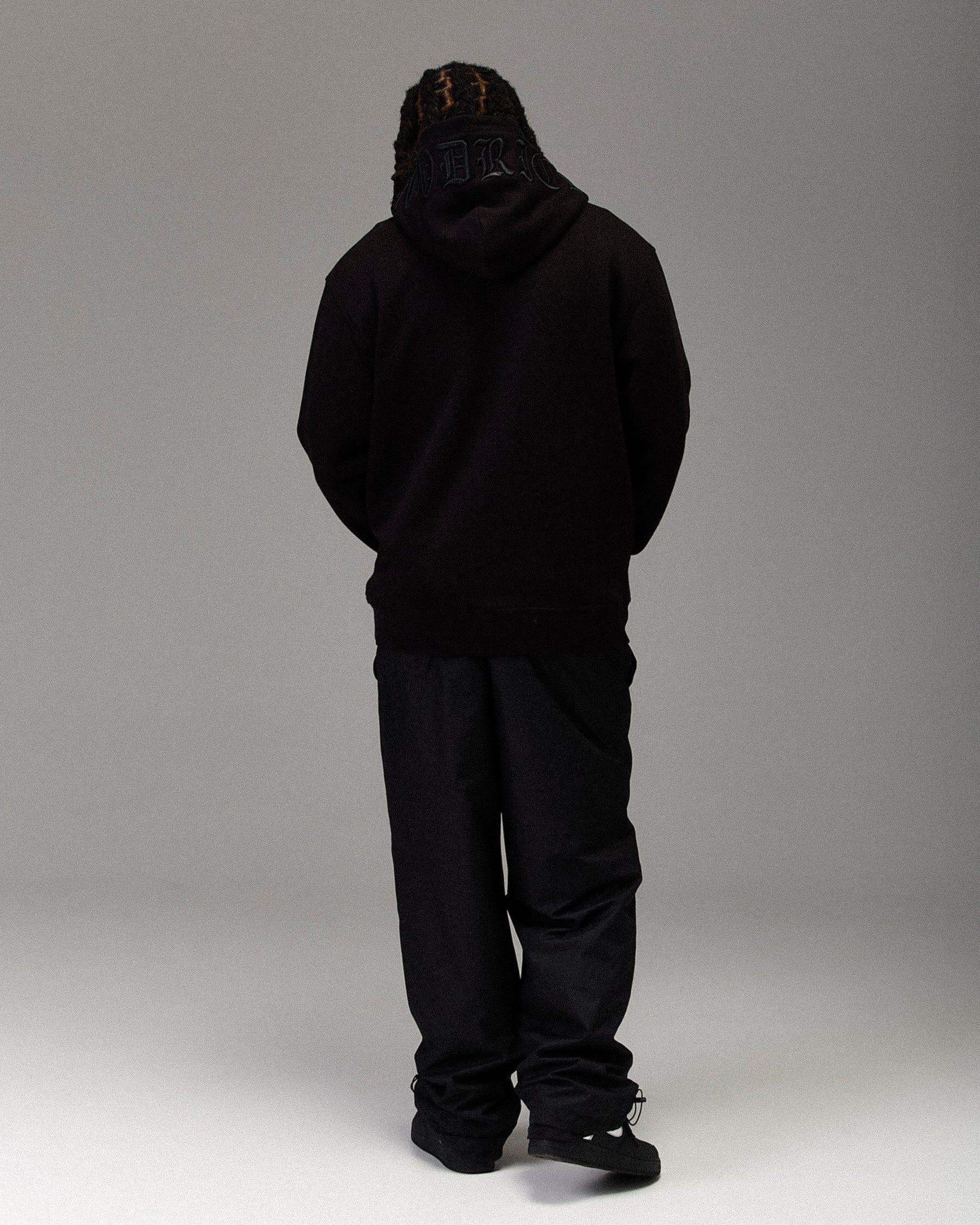 The Winner's Circle Embroidered Hoodie - Black