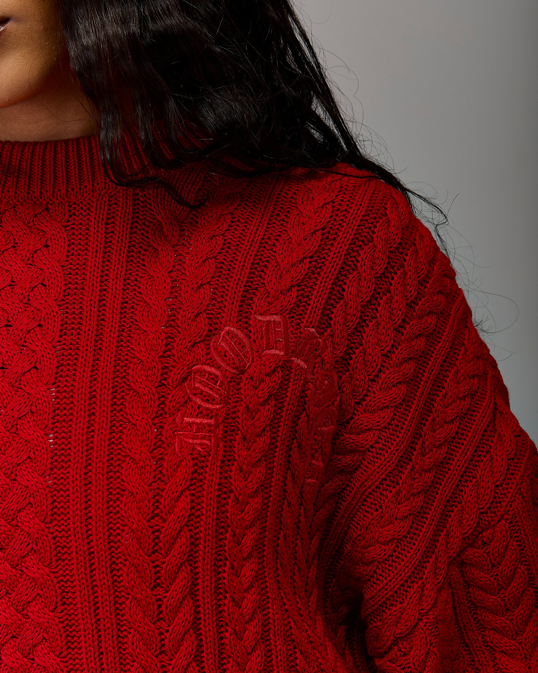 The Winner's Circle Knitwear Sweater - Fiery Red