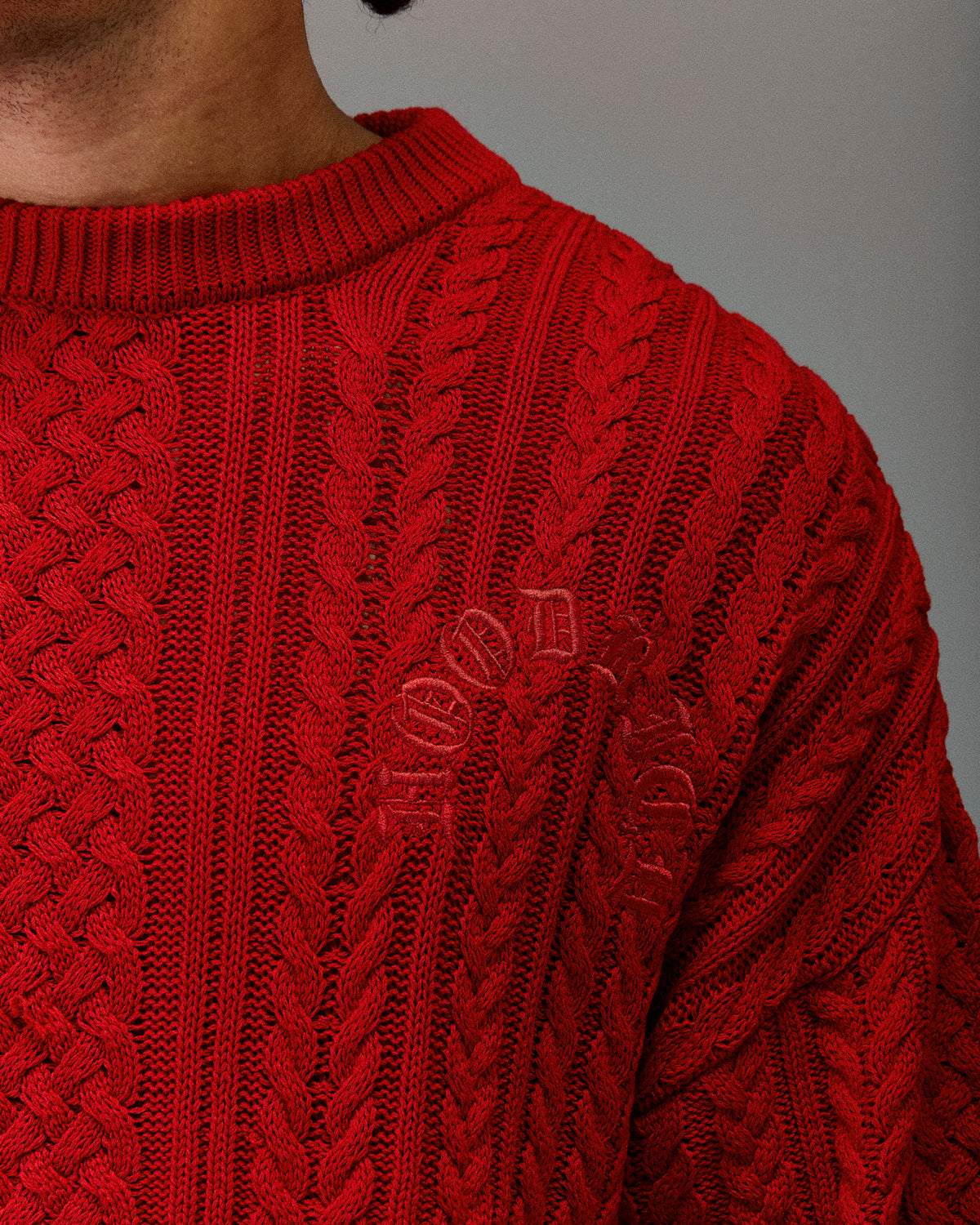 The Winner's Circle Knitwear Sweater - Fiery Red