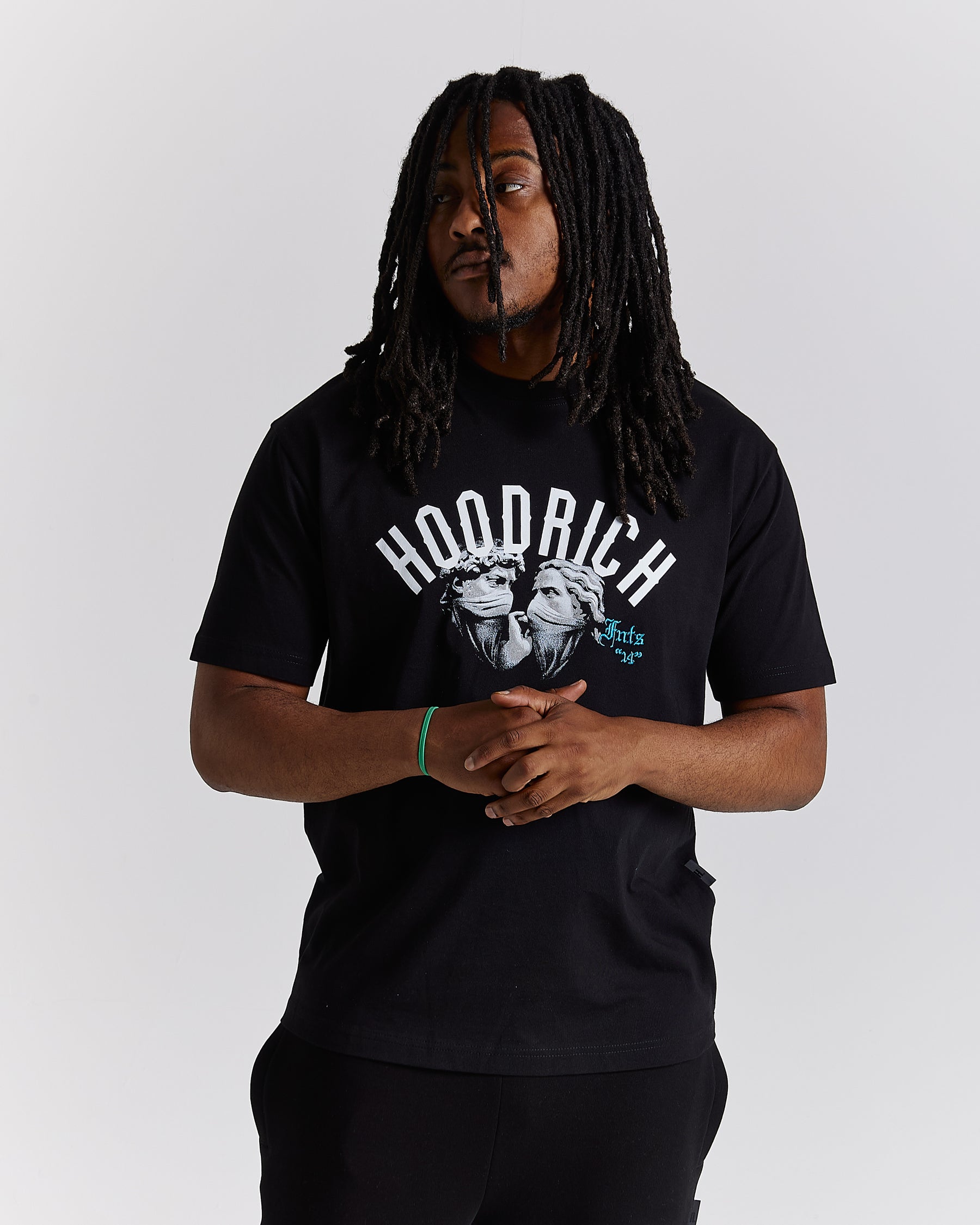Conquer T-Shirt - Black/White/Blue