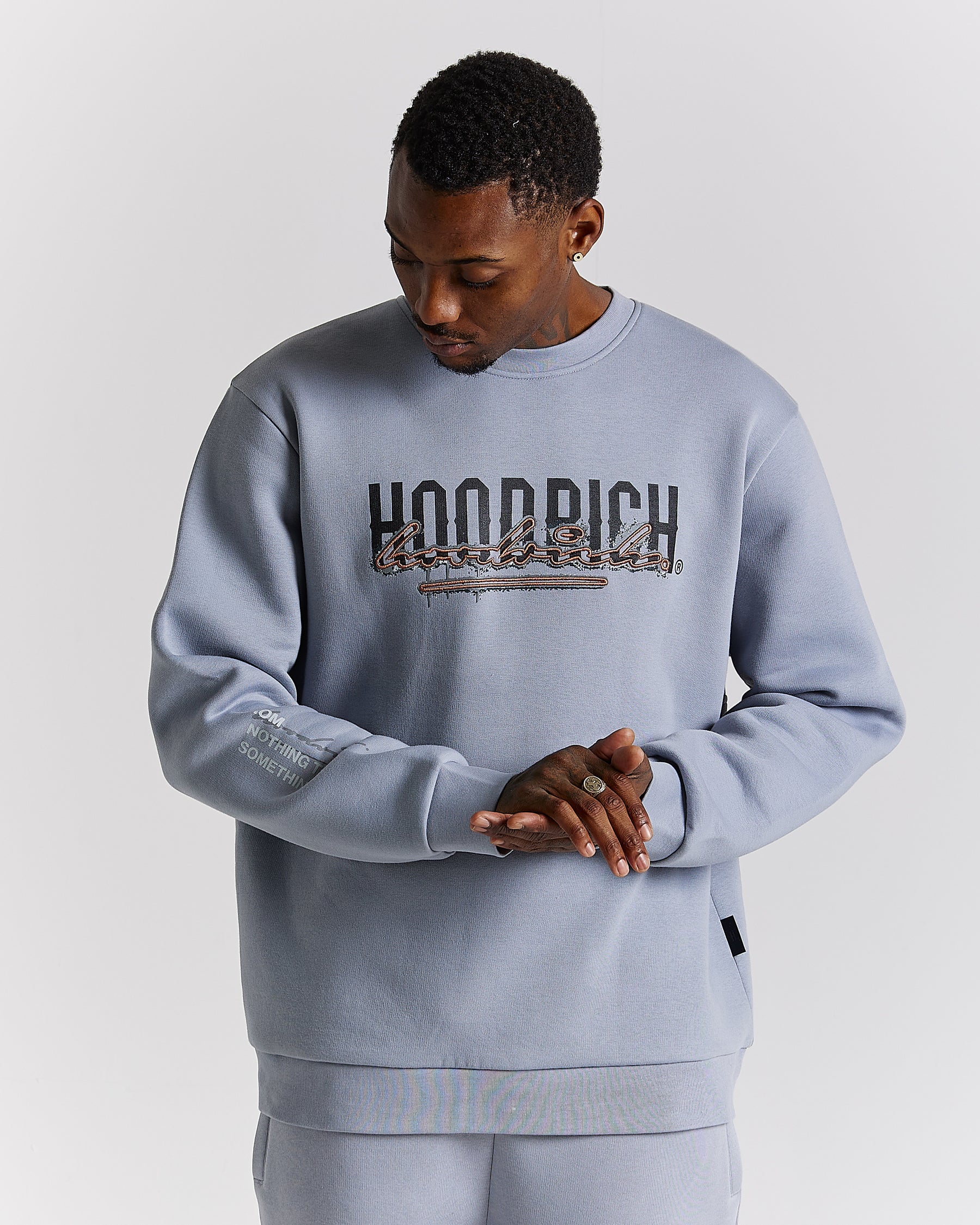 Splatter Sweatshirt - Grey/Black/Copper