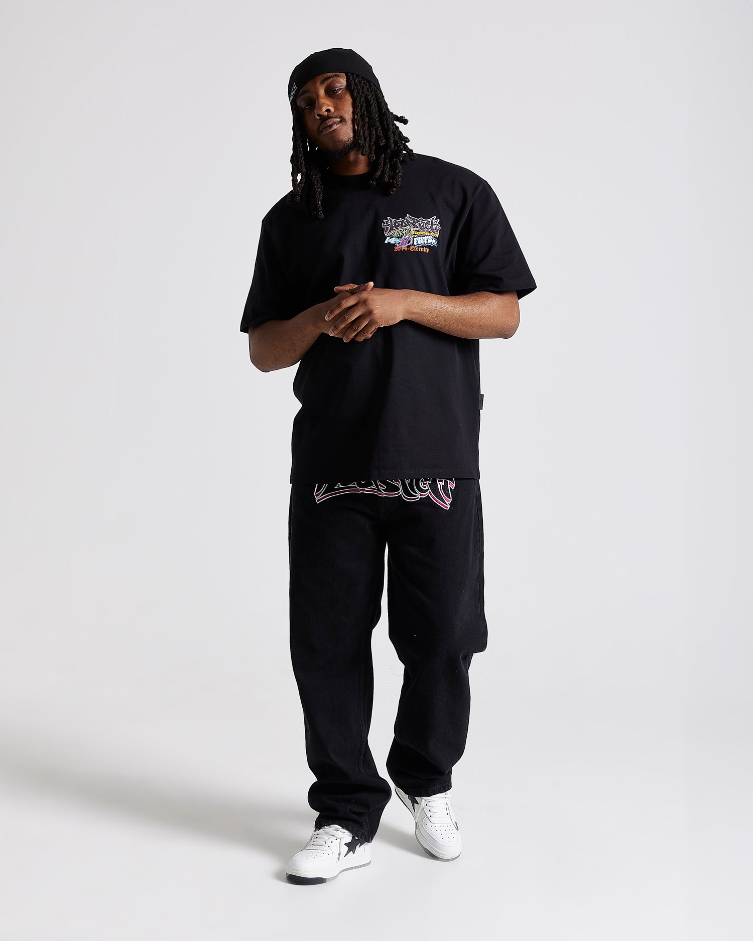 Graff Denim Jeans - Washed Black