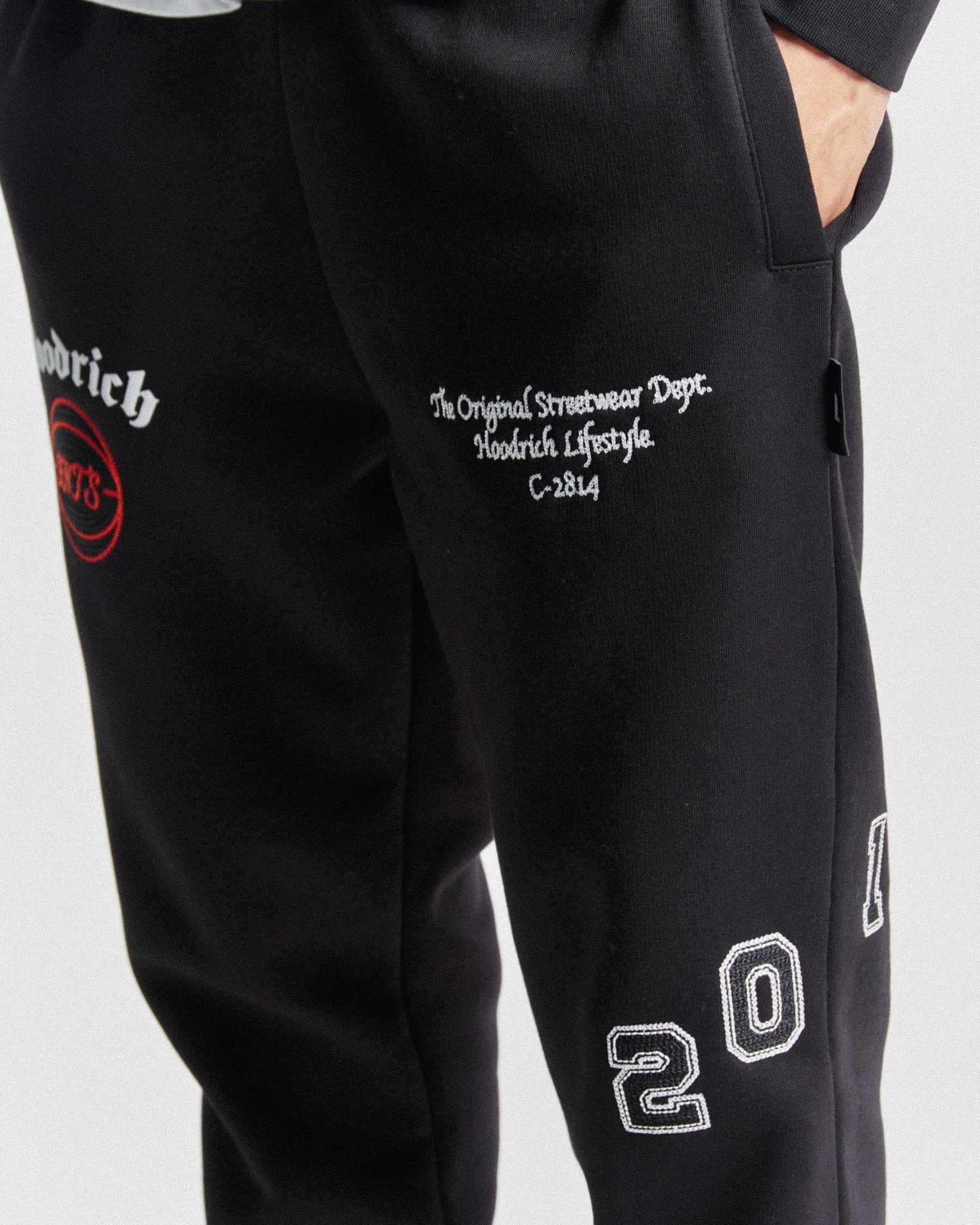 Net Joggers - Black/White/Orange