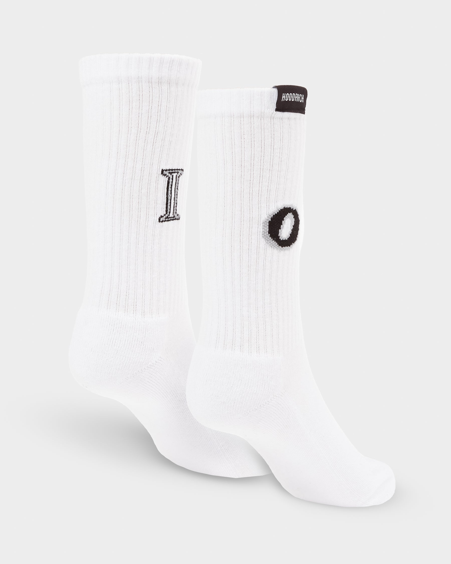OG Pacific 2 Pack Crew Socks - Black/White