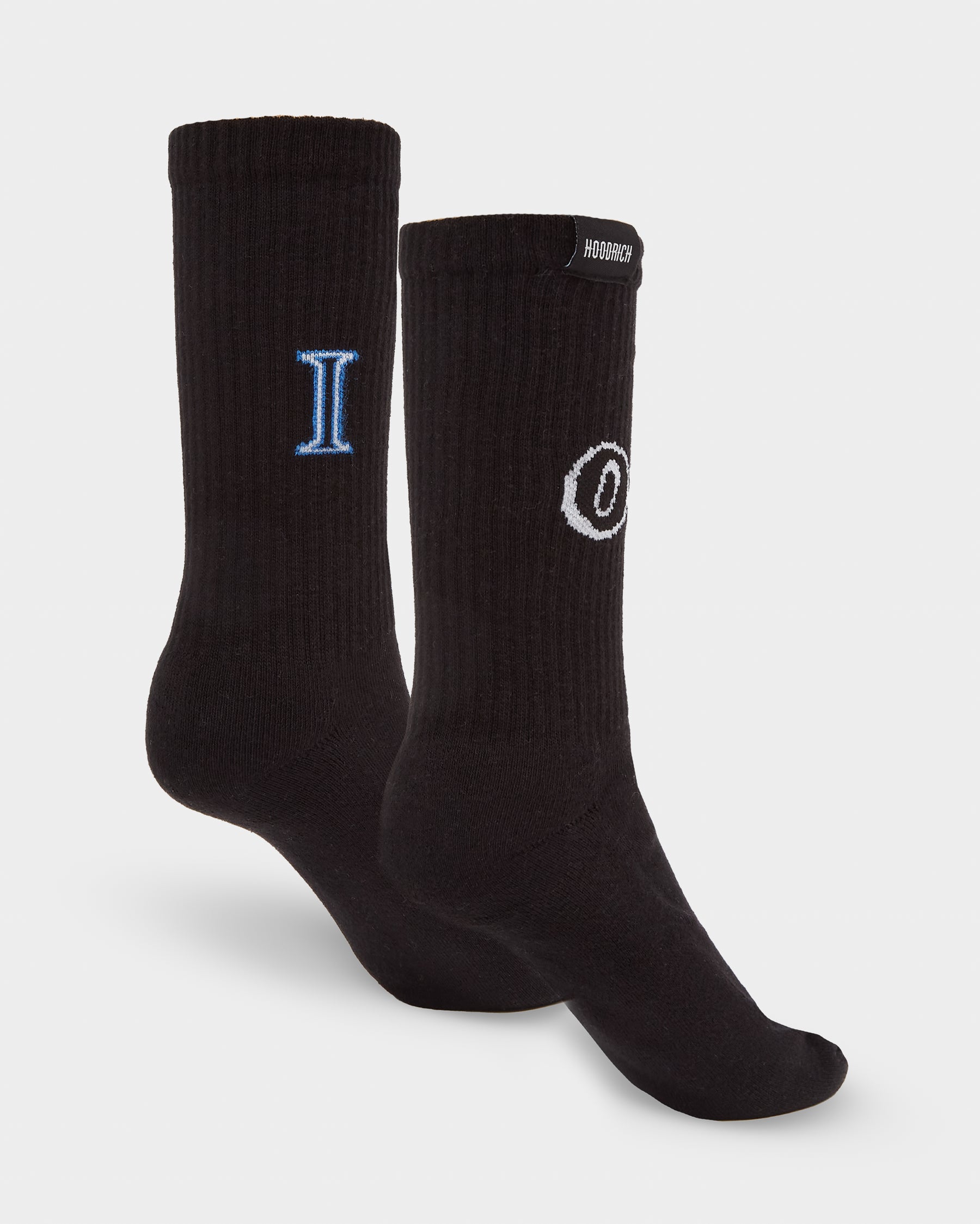 OG Pacific 2 Pack Crew Socks - Black/White