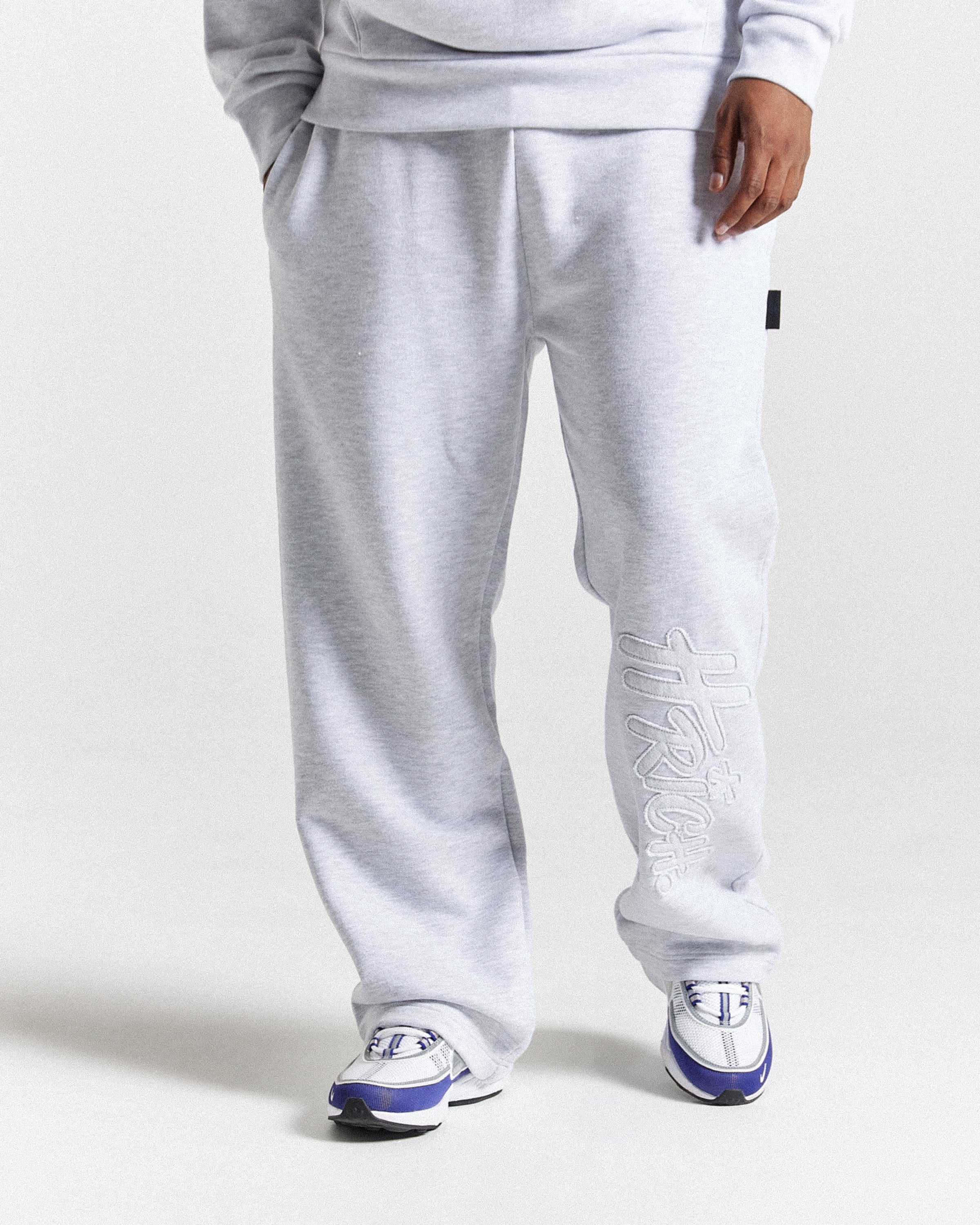 Asthrich Oversized Joggers - Light Grey