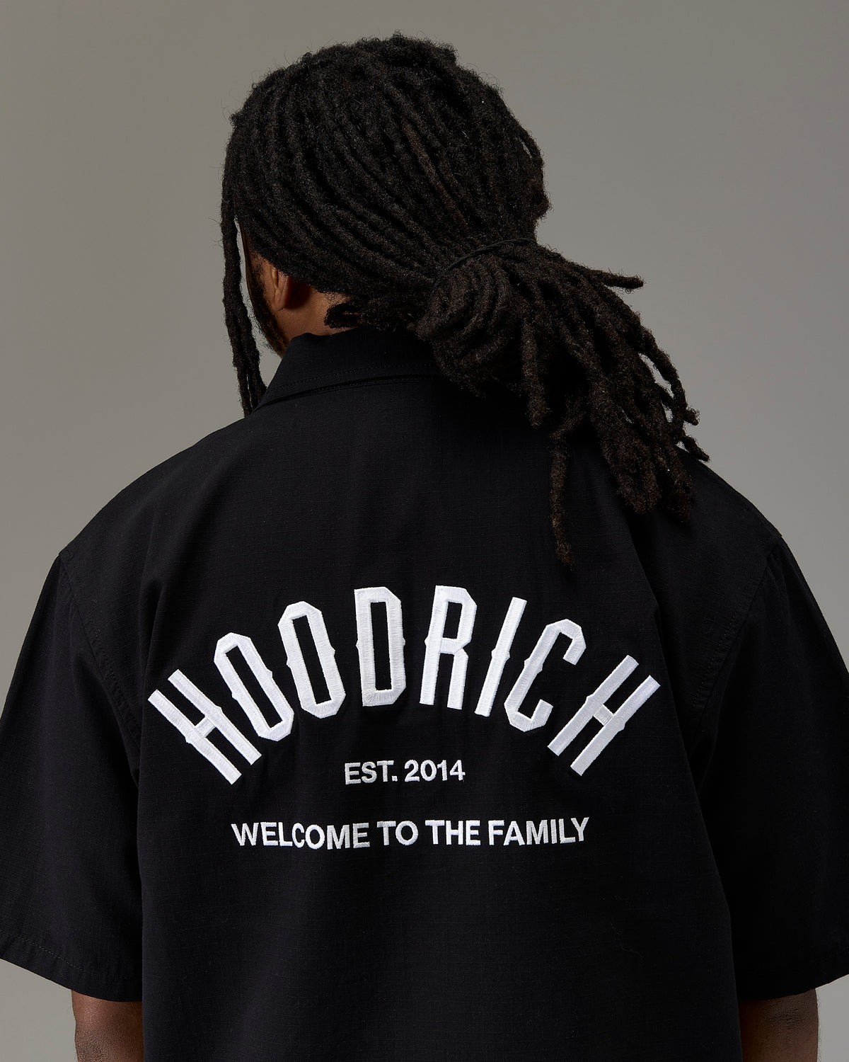 The Winner's Circle Ripstop Shirt - Black/White