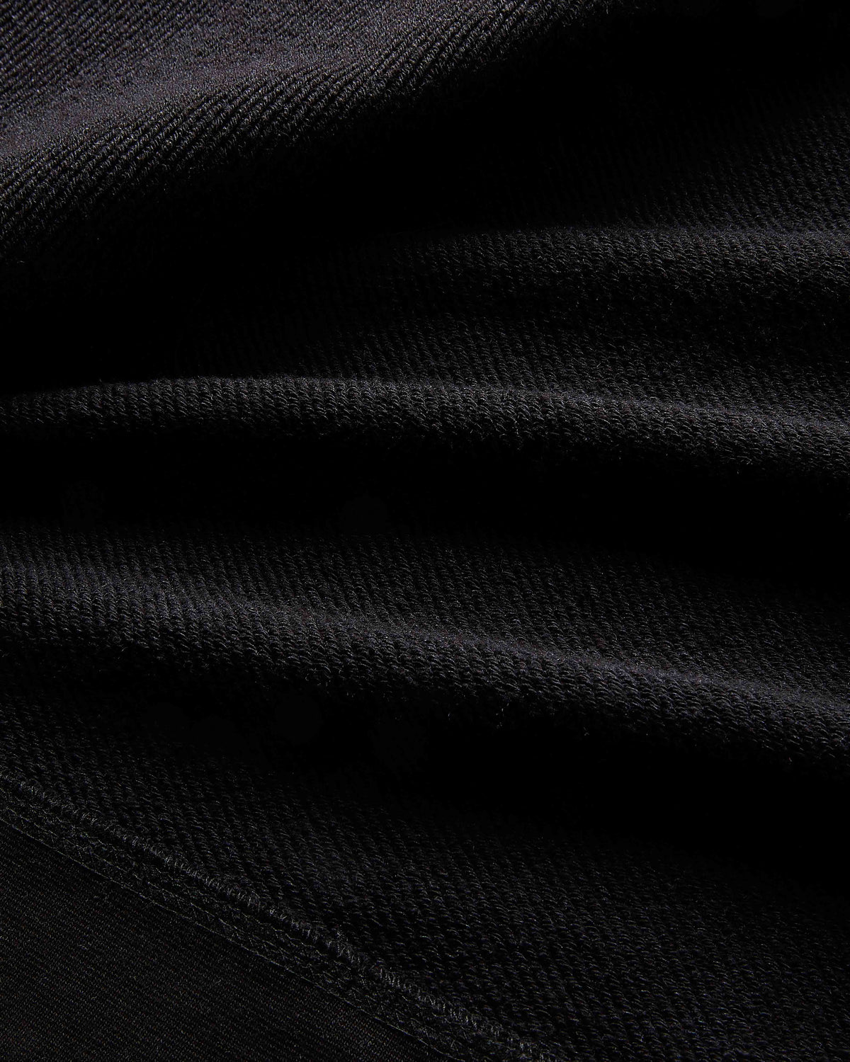 Close-up of black fabric texture