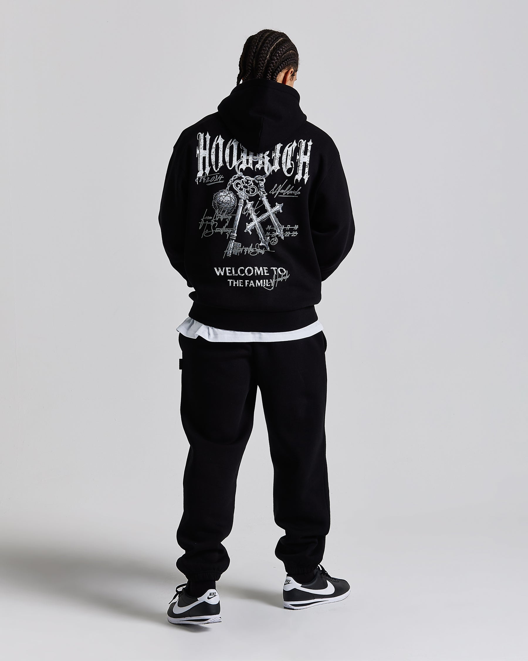 Rite Oversized Hoodie - Black/White/Grey