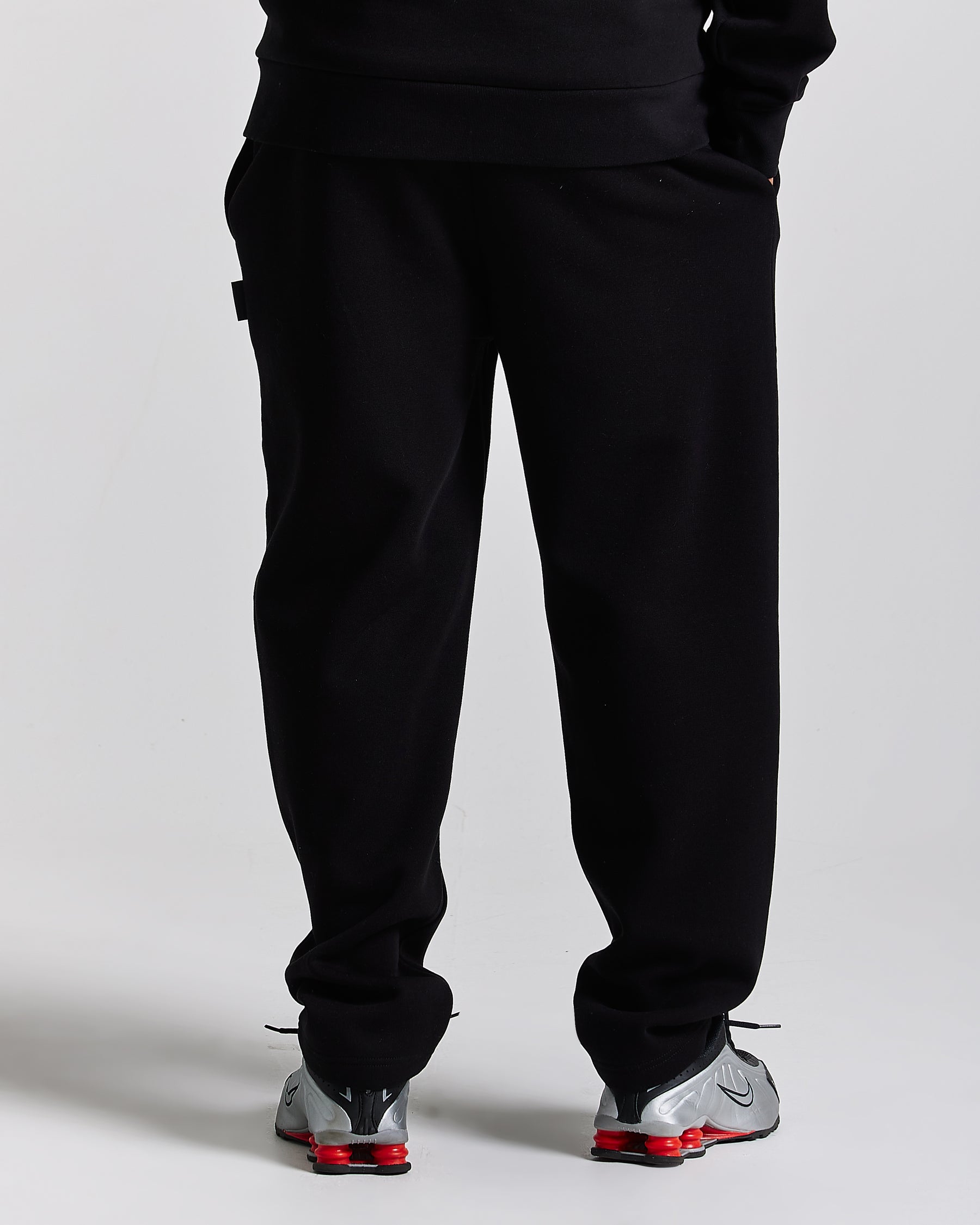 Iron Oversized Open Hem Joggers - Black/Grey/White