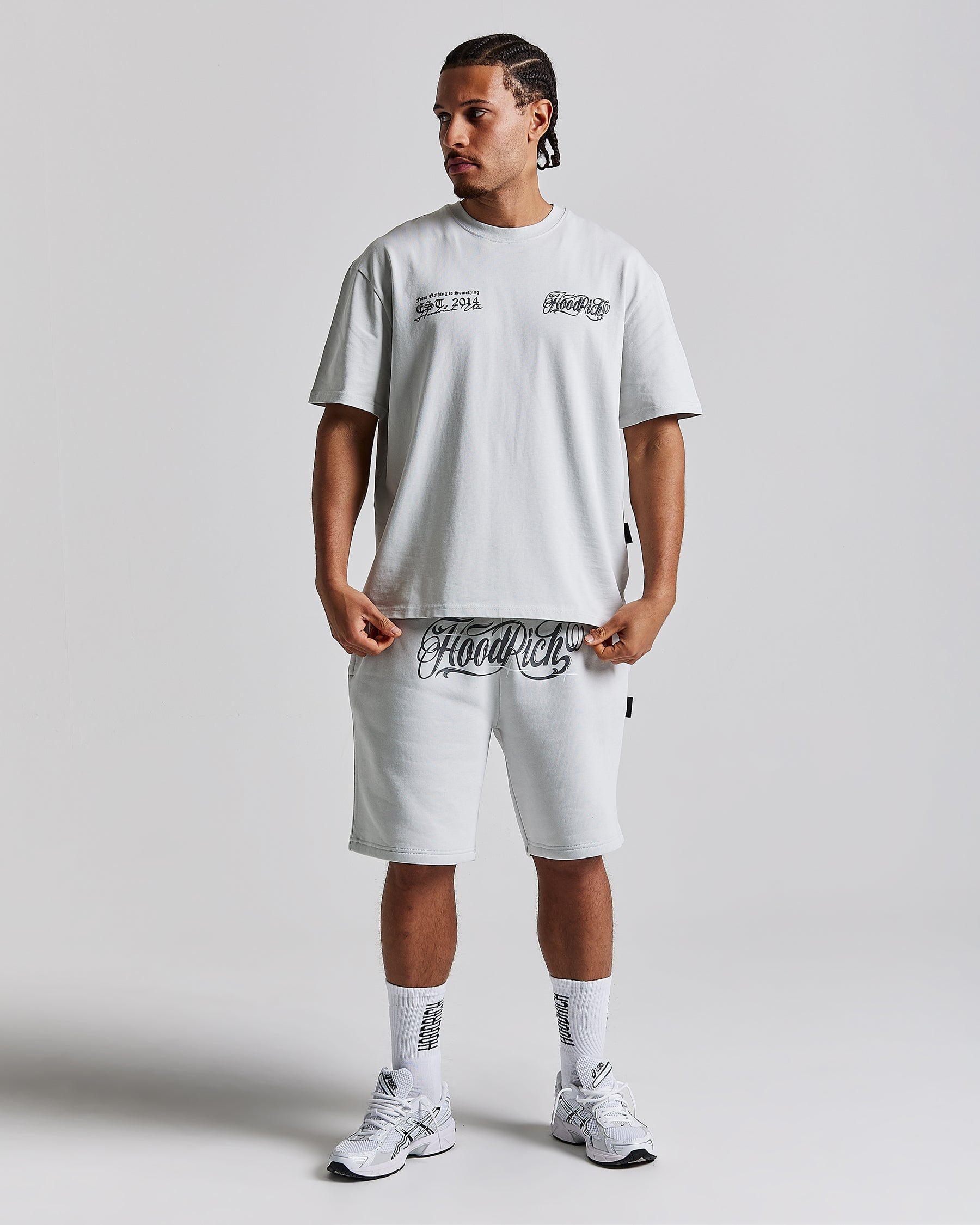 Legacy Oversized Shorts - Light Grey