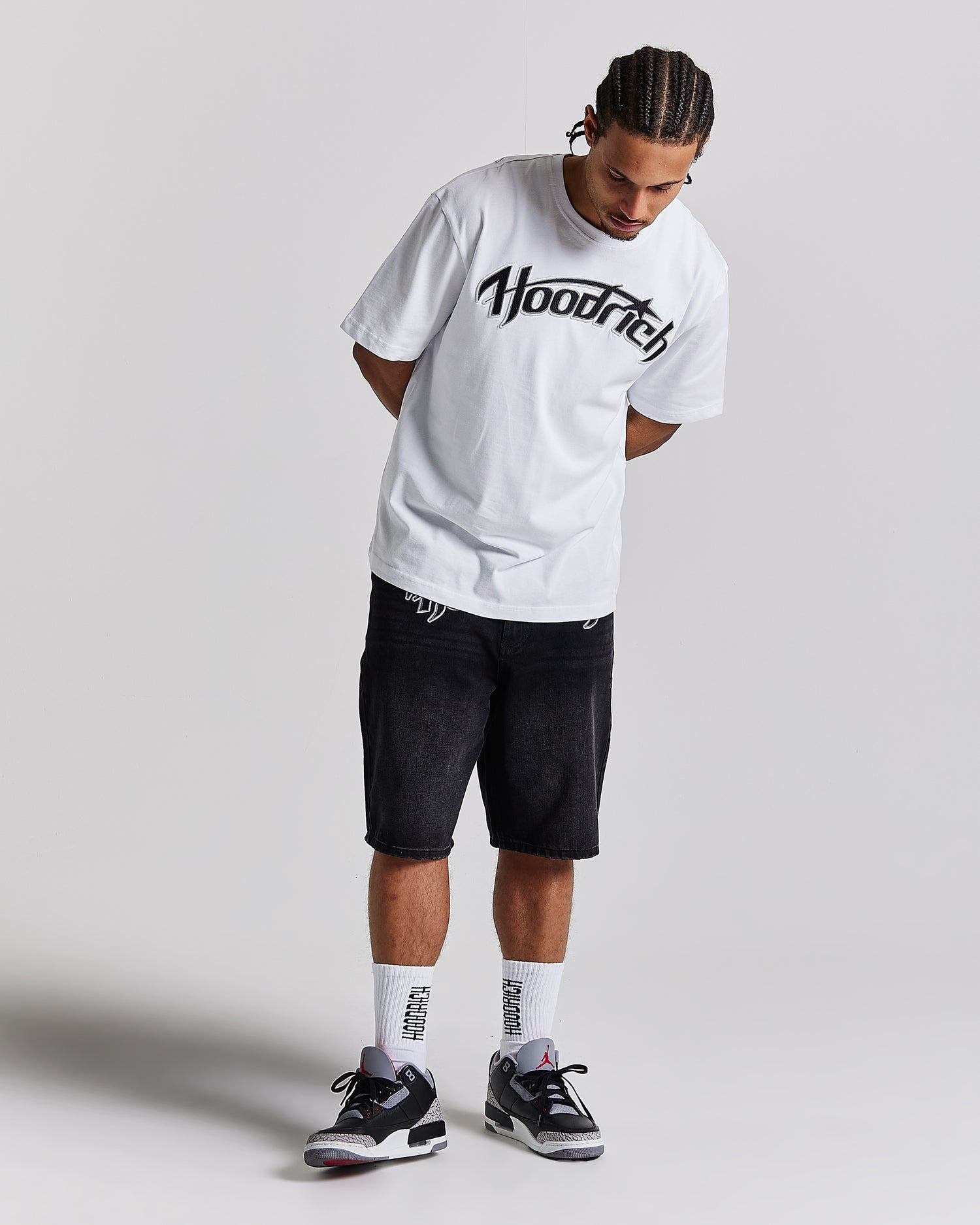 Galaxy Denim Shorts - Black