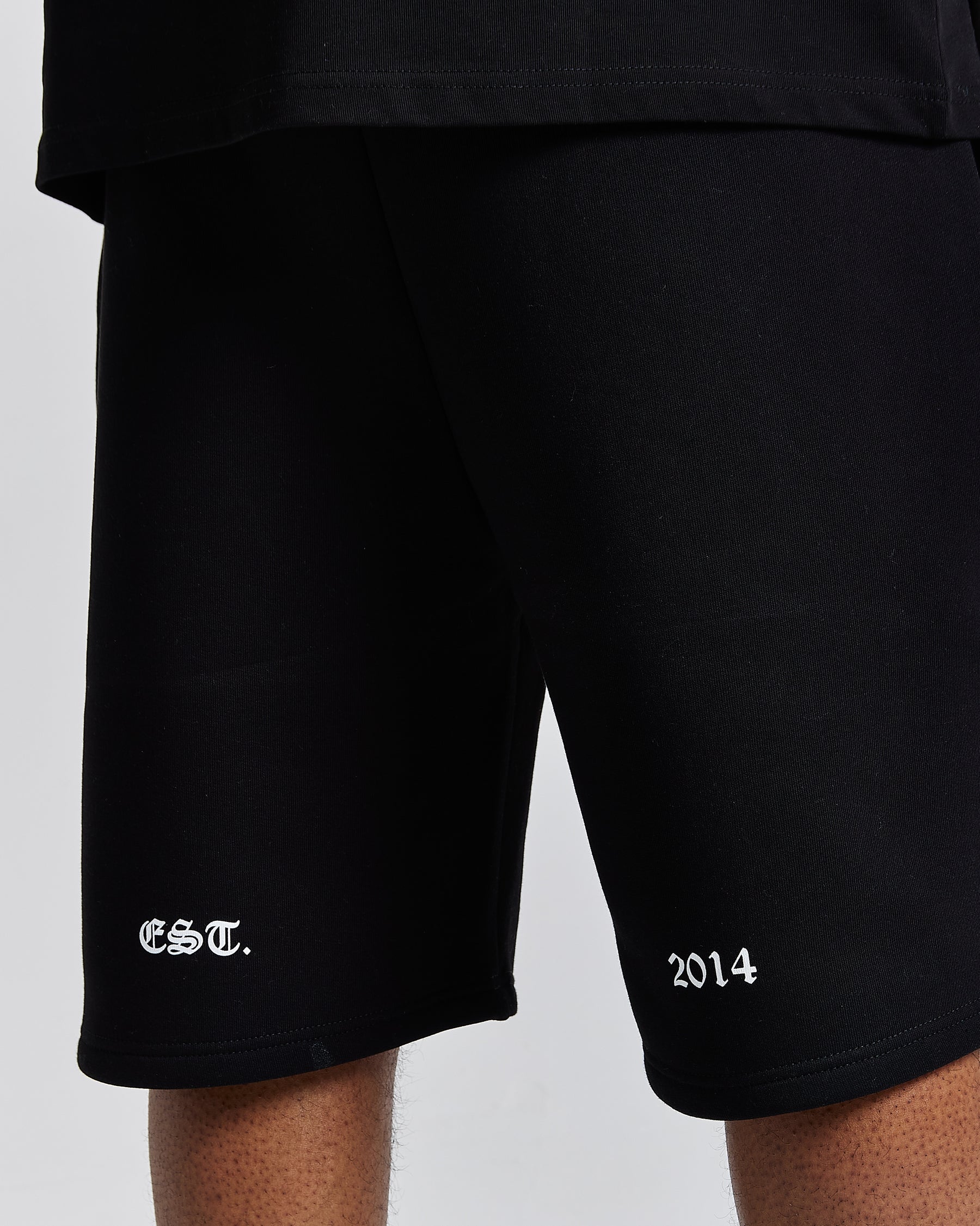 Noir Oversized Shorts - Black/Grey/Blue