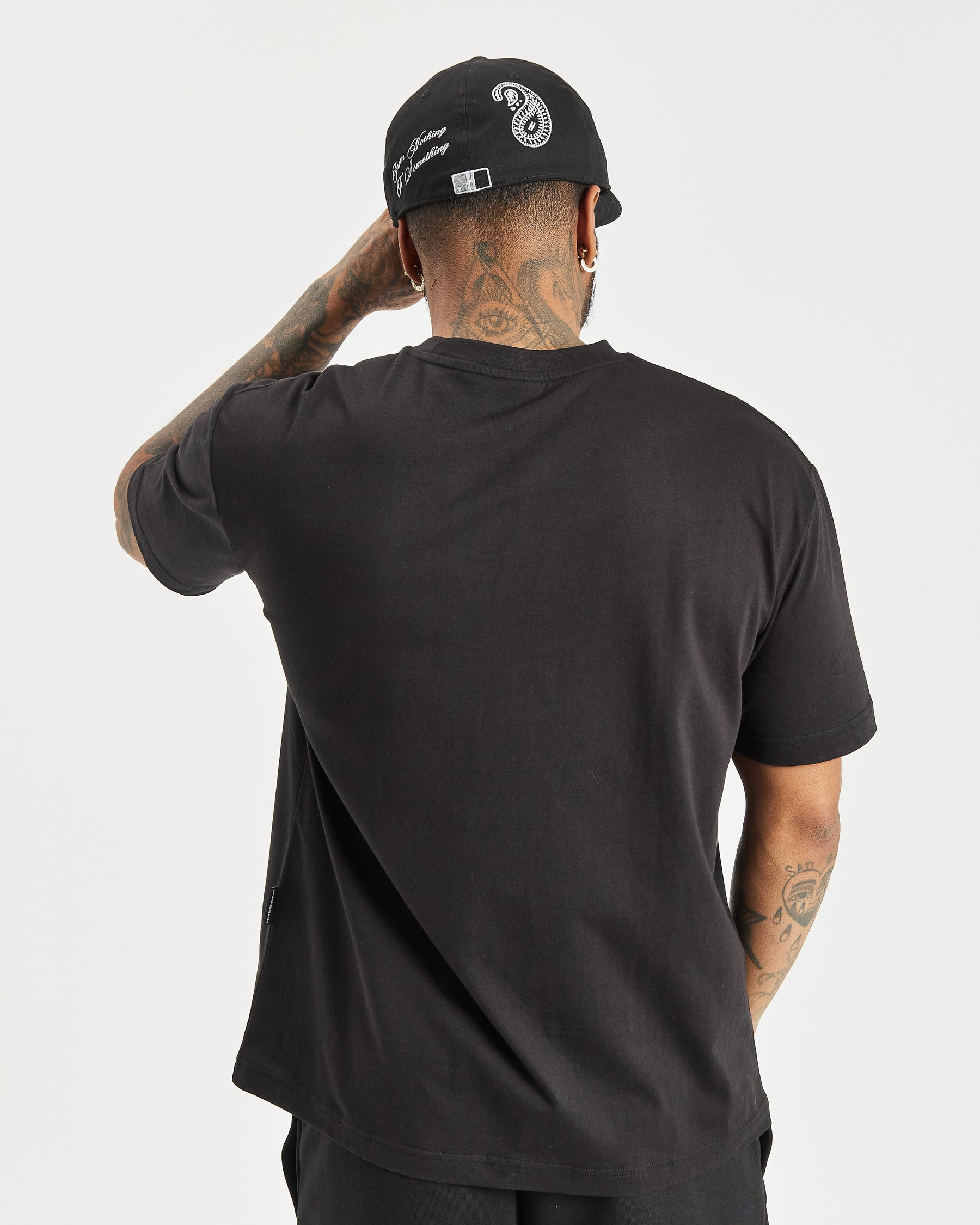 OG Motif Fitted Cap - Black/White