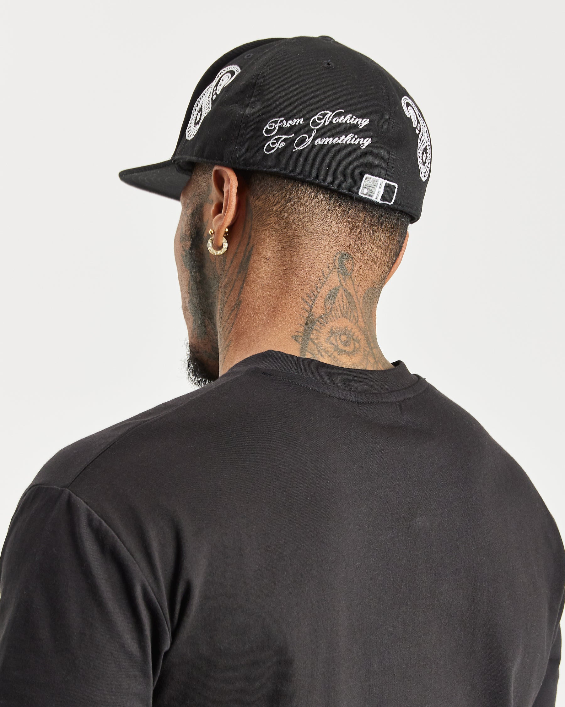 OG Motif Fitted Cap - Black/White