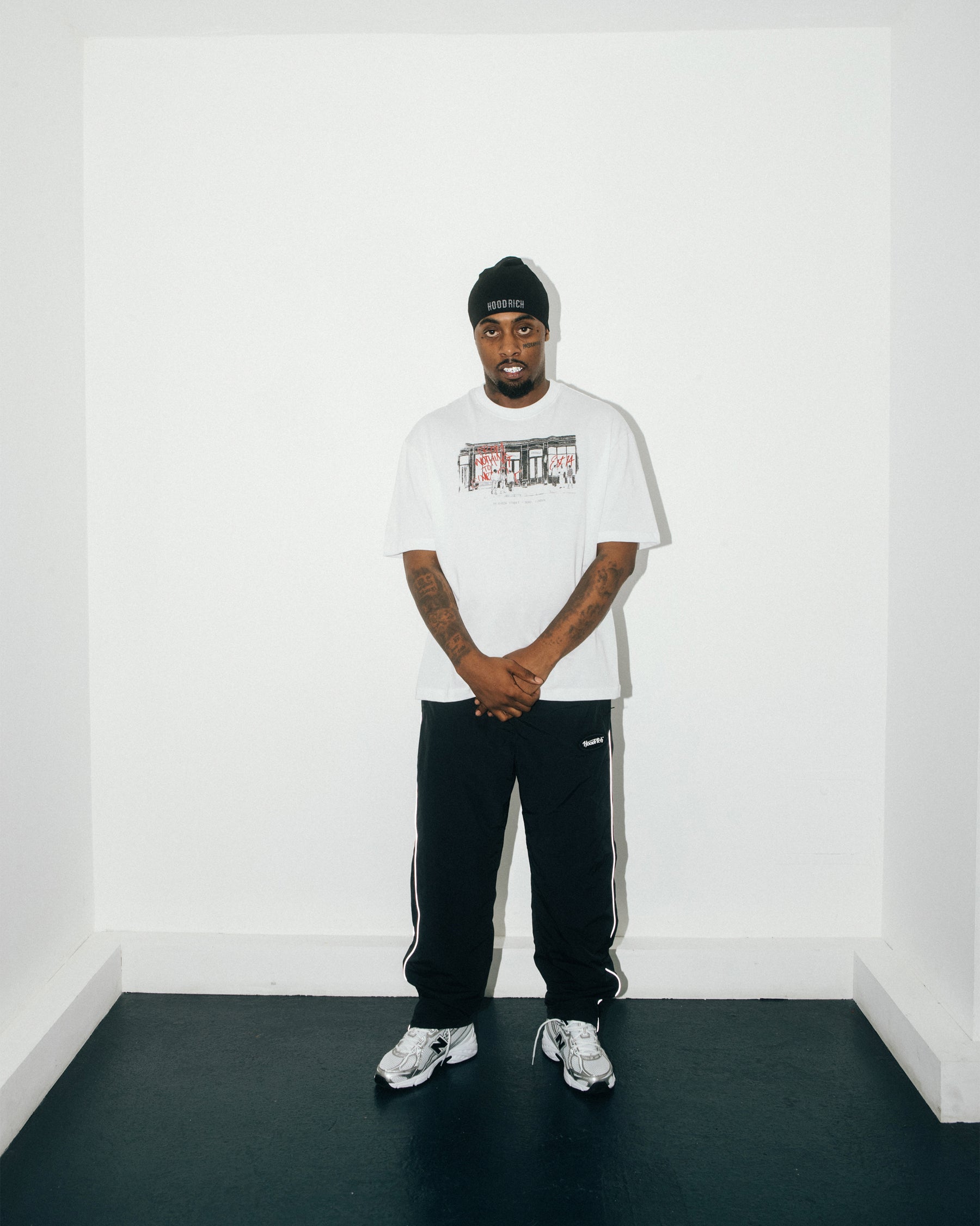 Fifty Nine Oversized T-Shirt - White/Black/Red