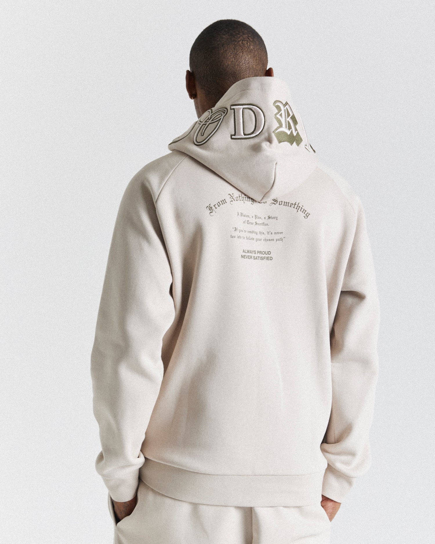 Heat Hoodie - Silver Gray/Olive/White