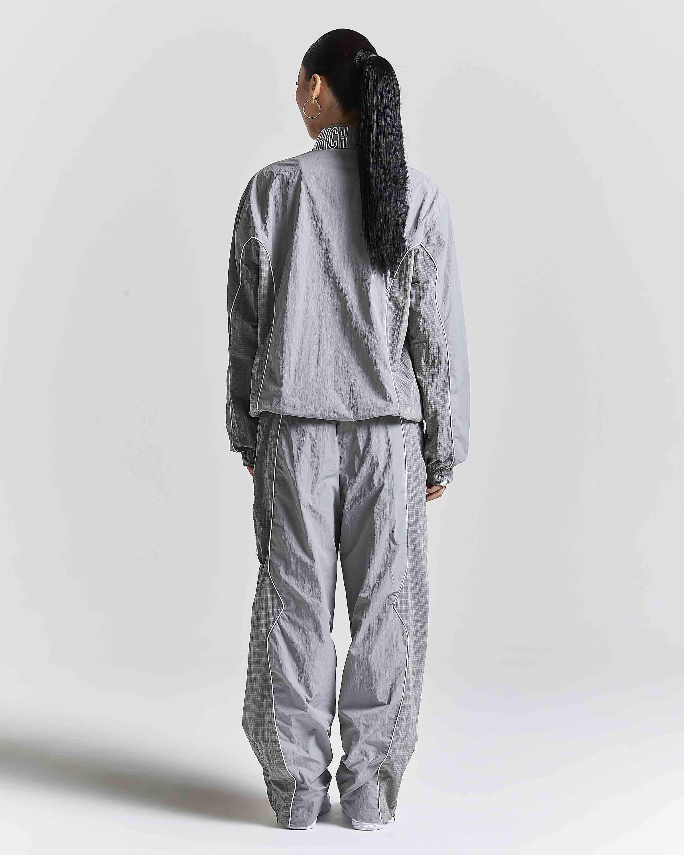 Chaser H Panel Track Jacket - Grey