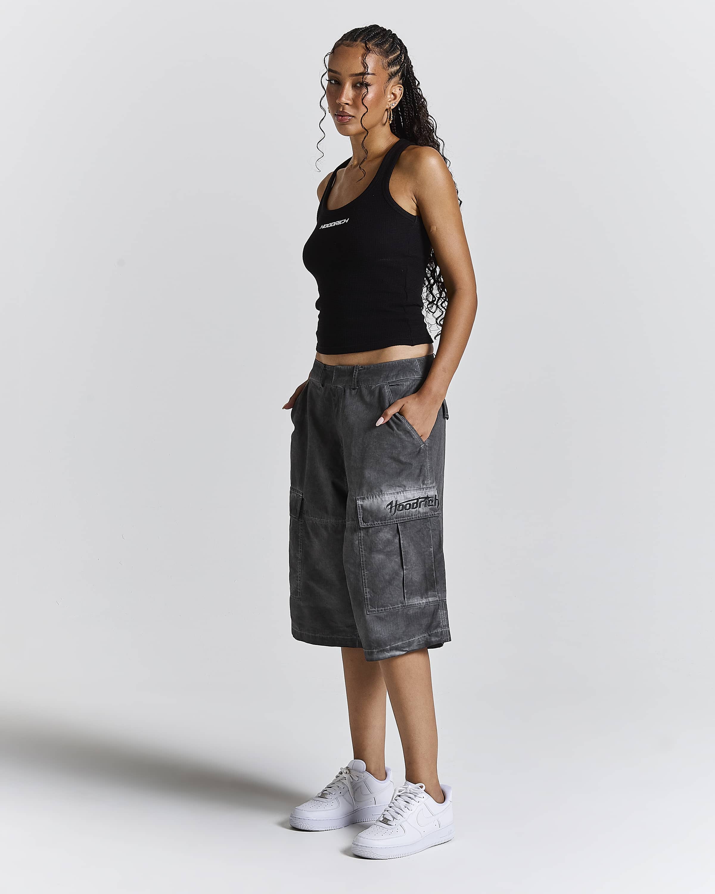 Cast Ripstop Cargo Shorts - Black