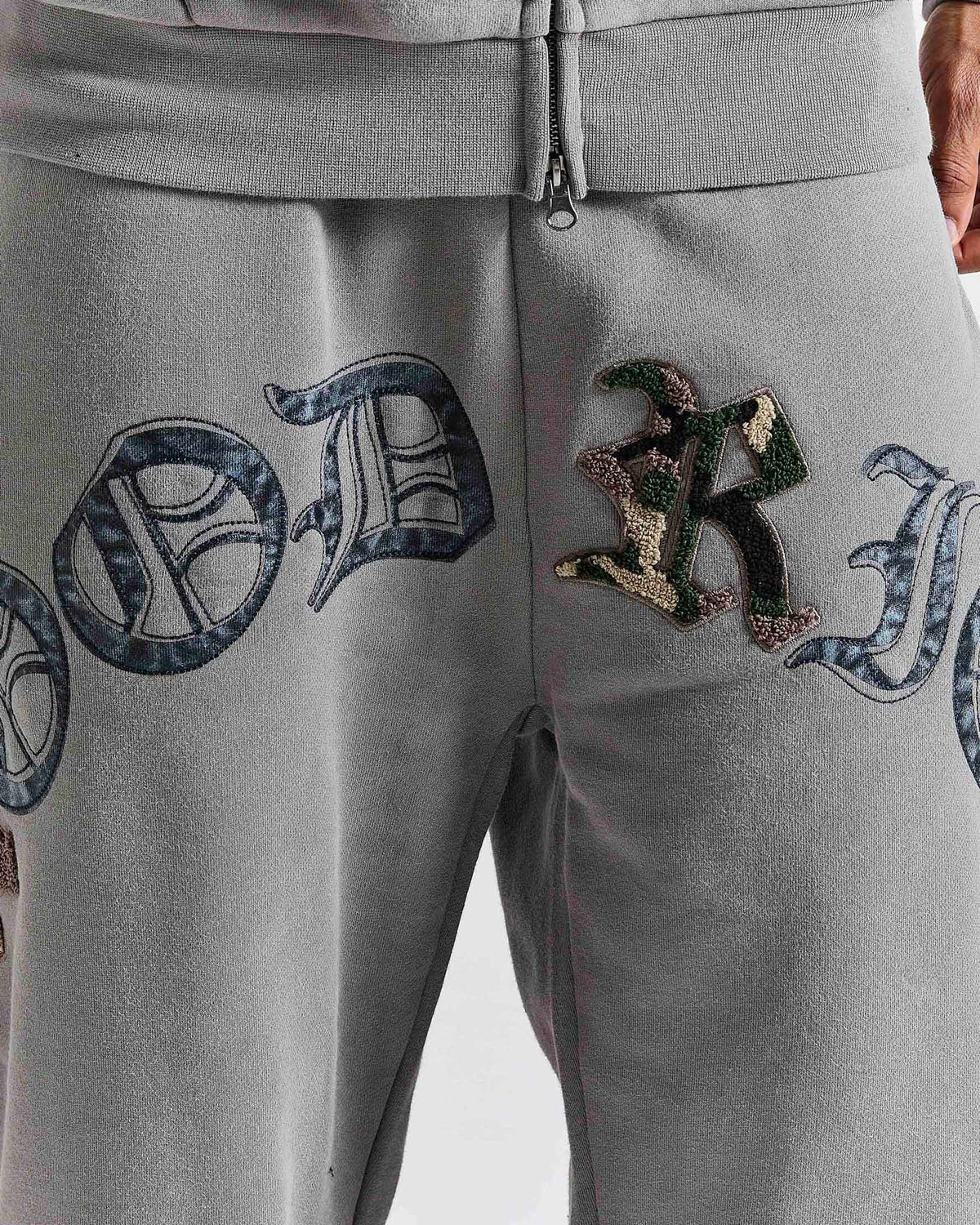 Inkfall Oversized Jogger - Grey/Black/Camo