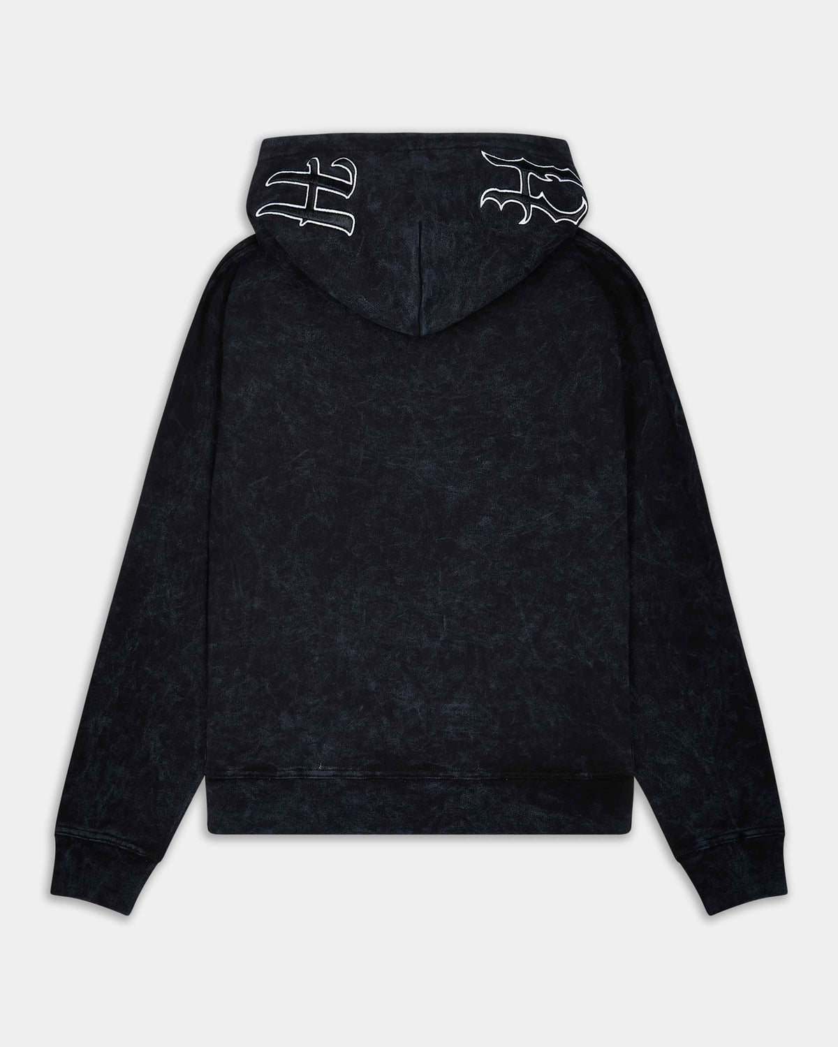 Nocturn Oversized Hoodie - Black/White