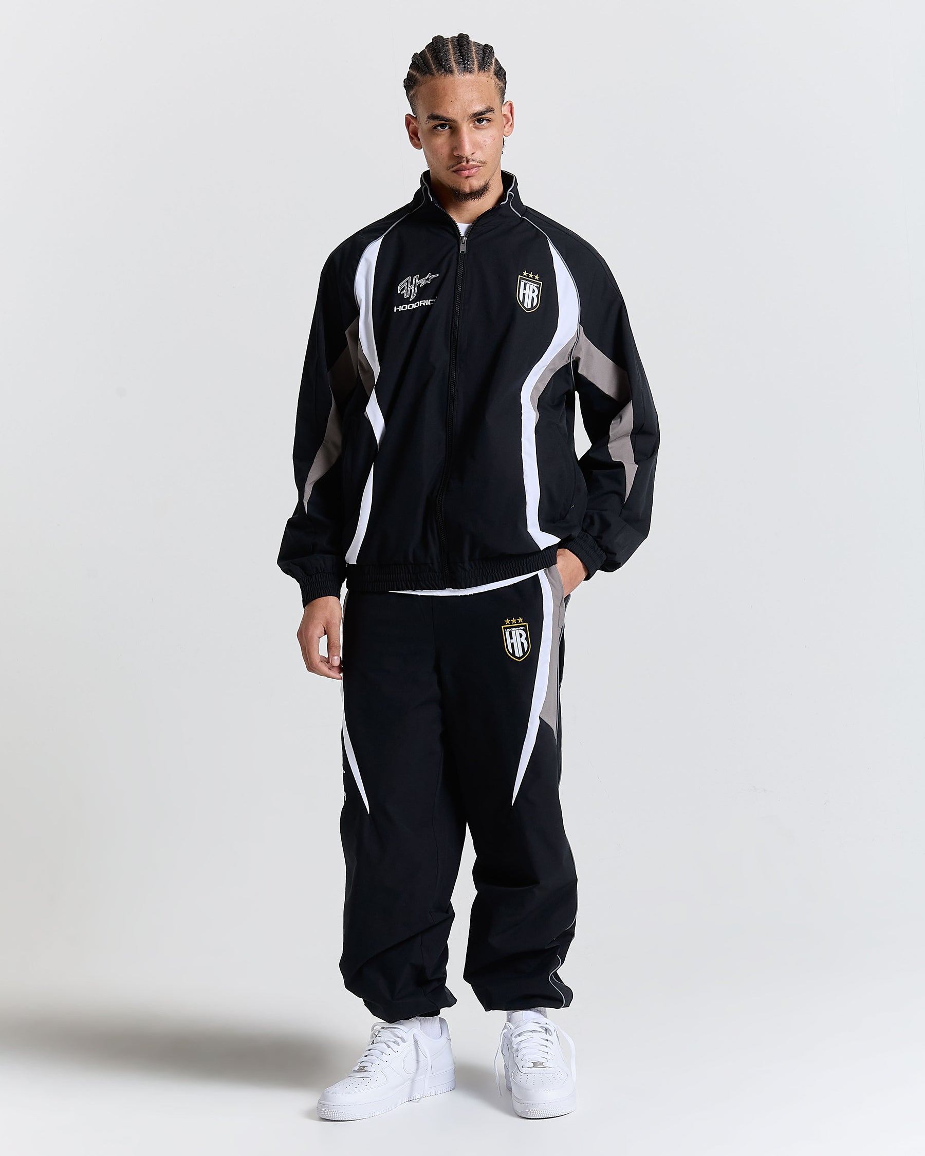 Glide Away Football Shell Jacket - Black