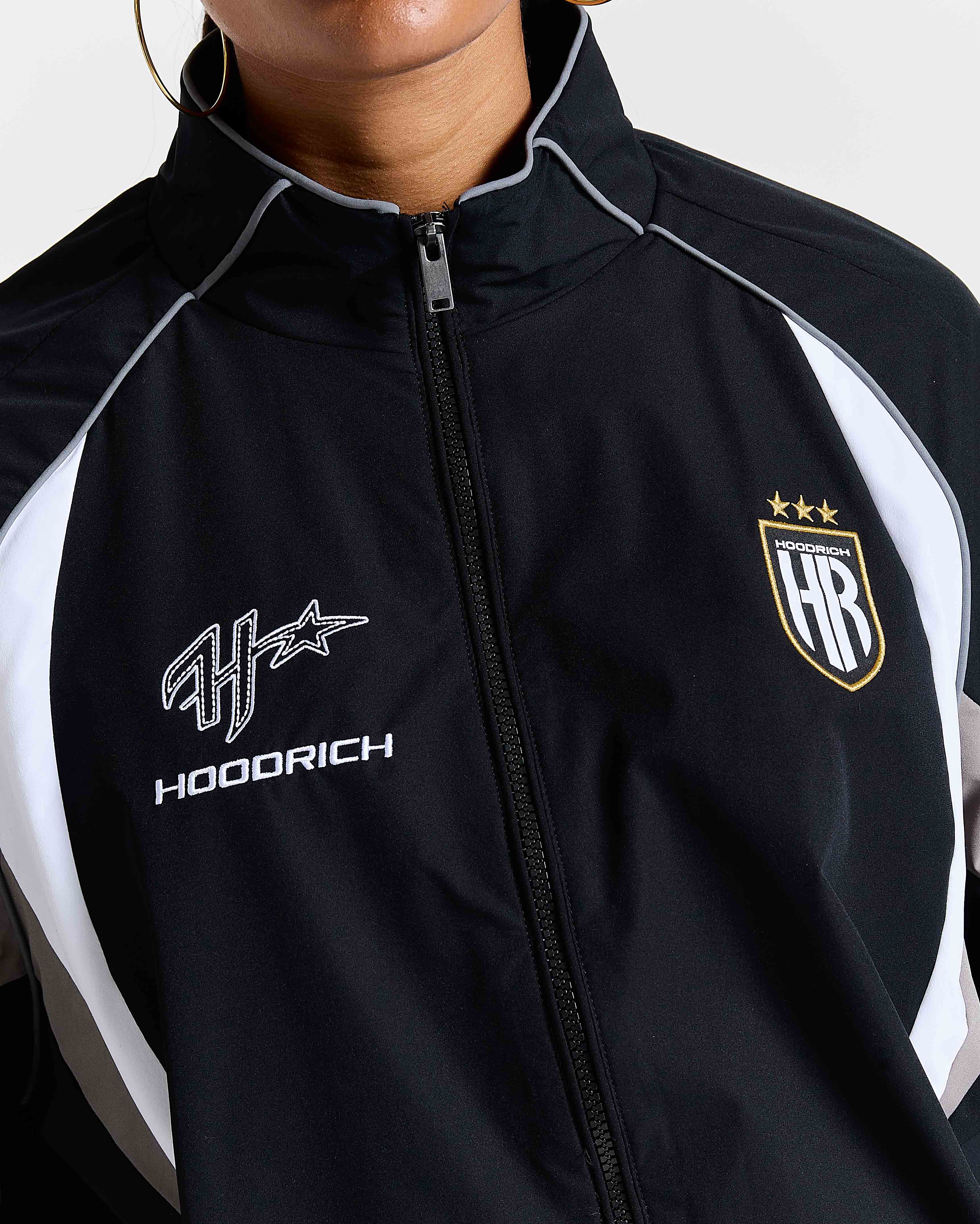 Women's Glide Away Football Shell Tracksuit - Black