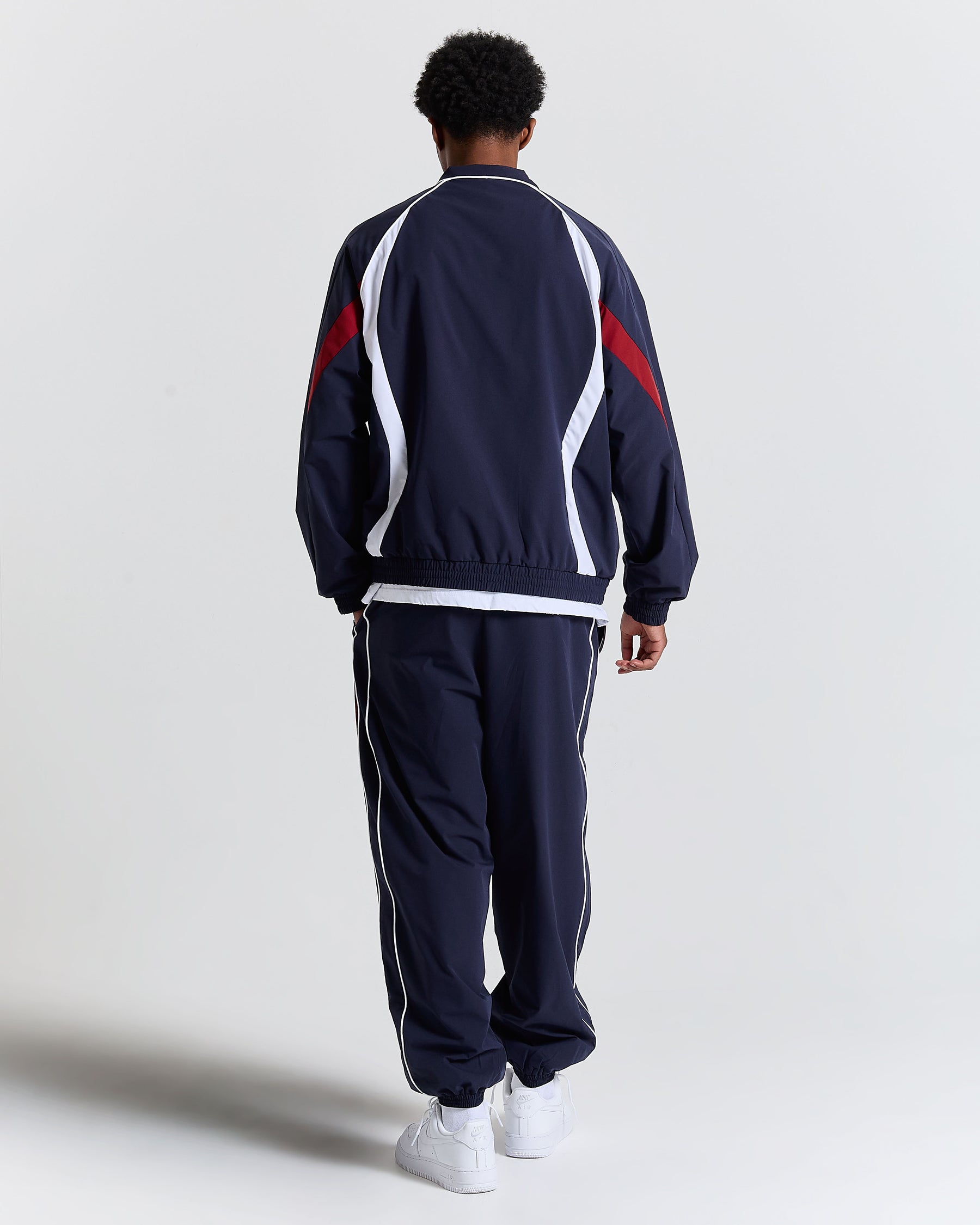 Glide Away Football Shell Jacket - Navy