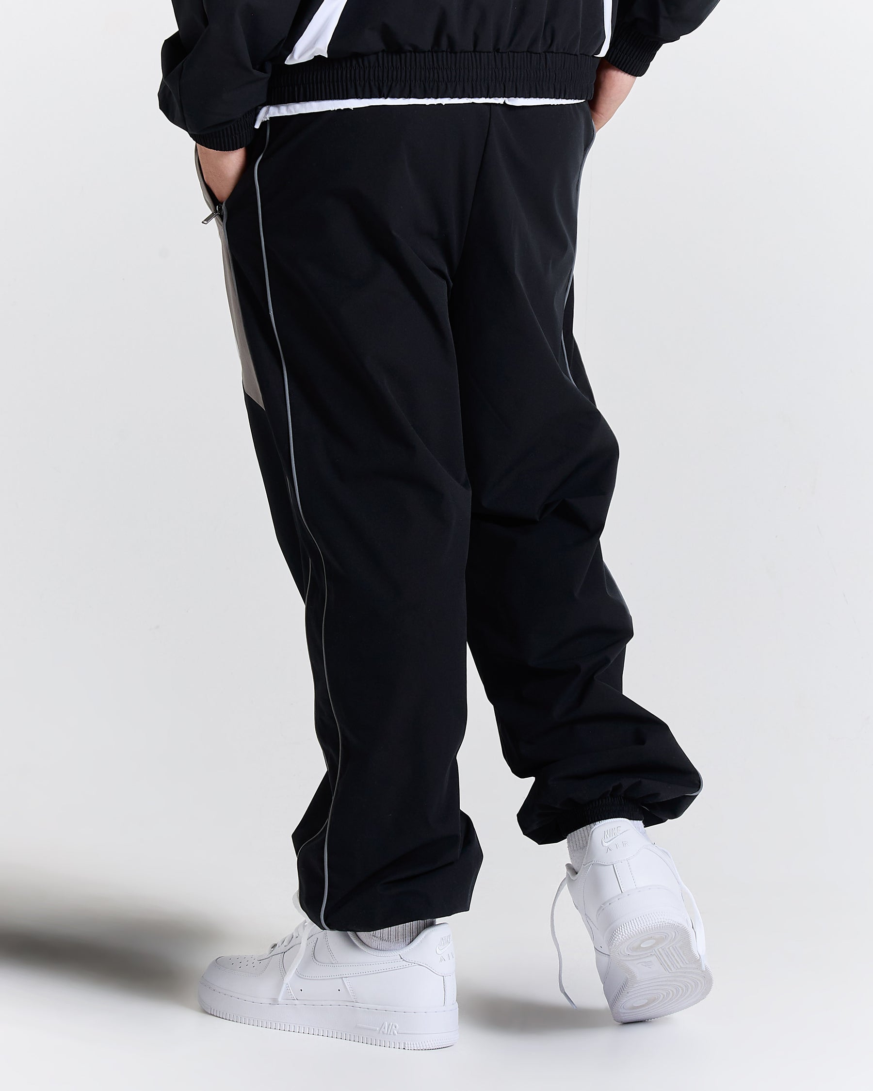 Glide Away Football Track Pants - Black