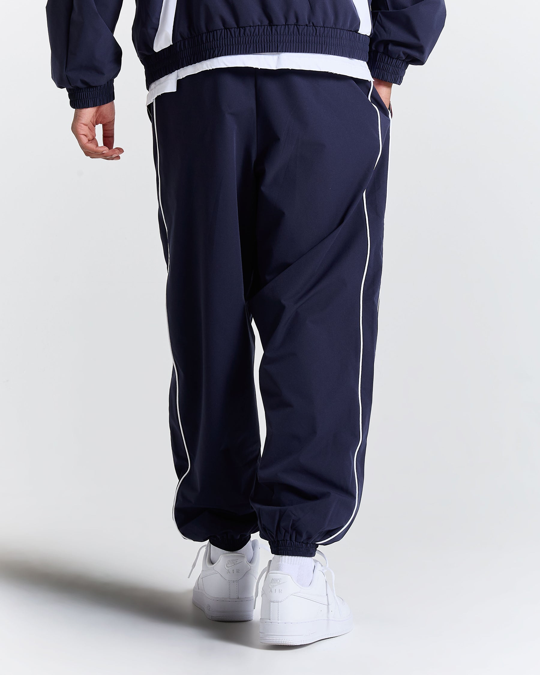 Glide Away Football Track Pants - Navy