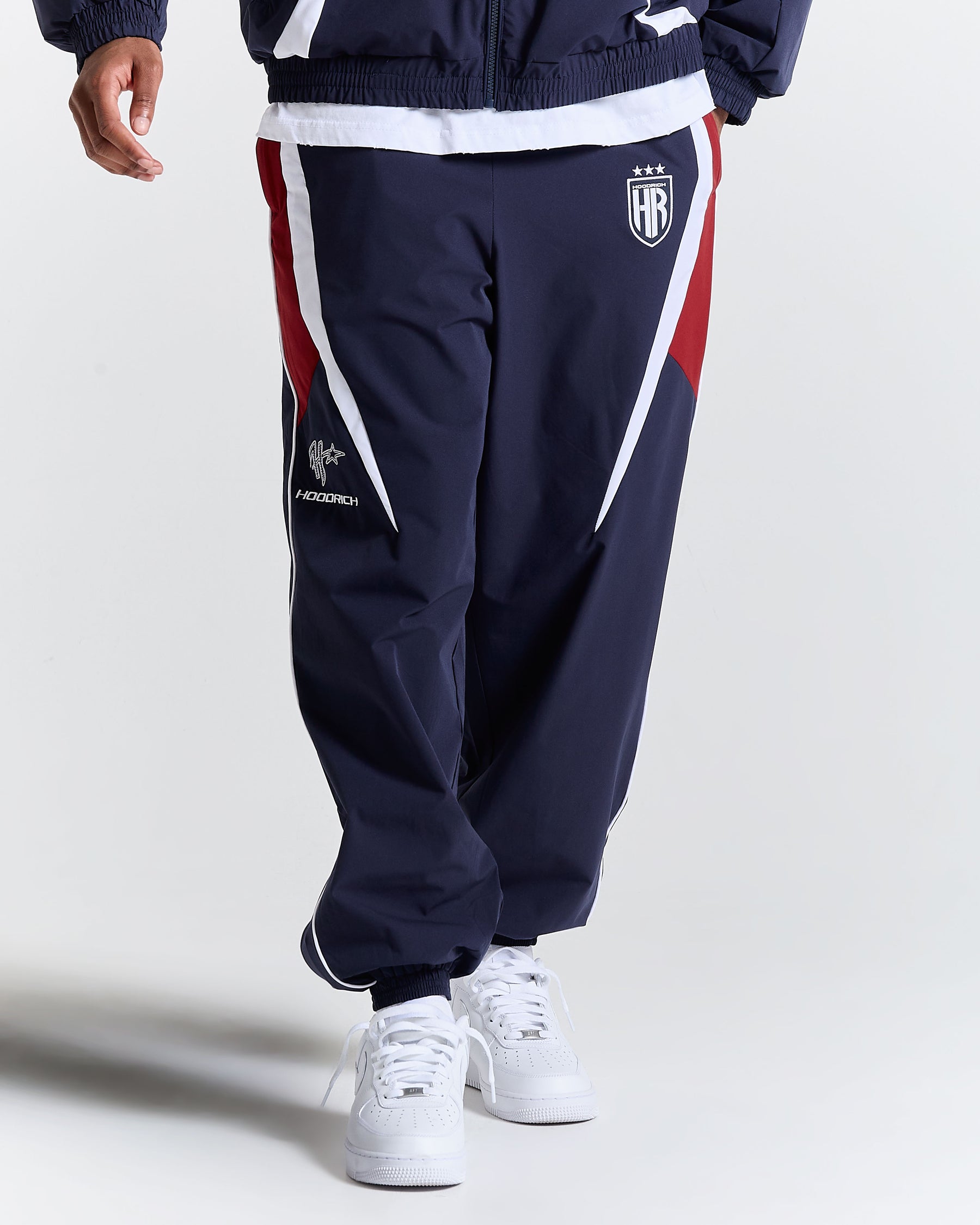 Glide Away Football Track Pants - Navy