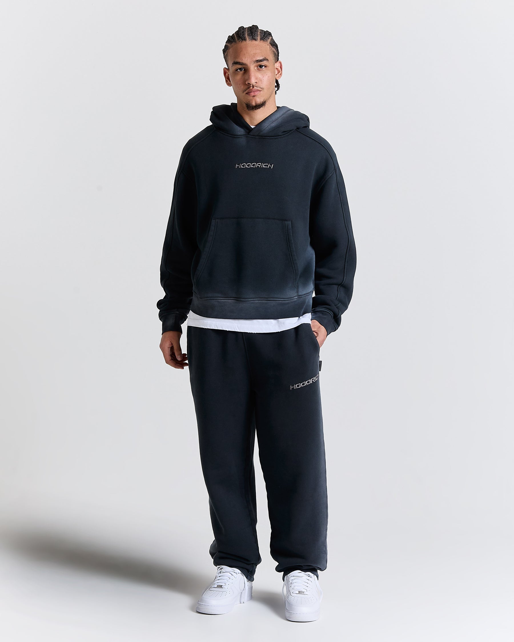 Men's Ghost Boxy Fit Hoodie - Black