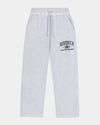 Gray sweatpants with 'Hoodrich' logo on a white background