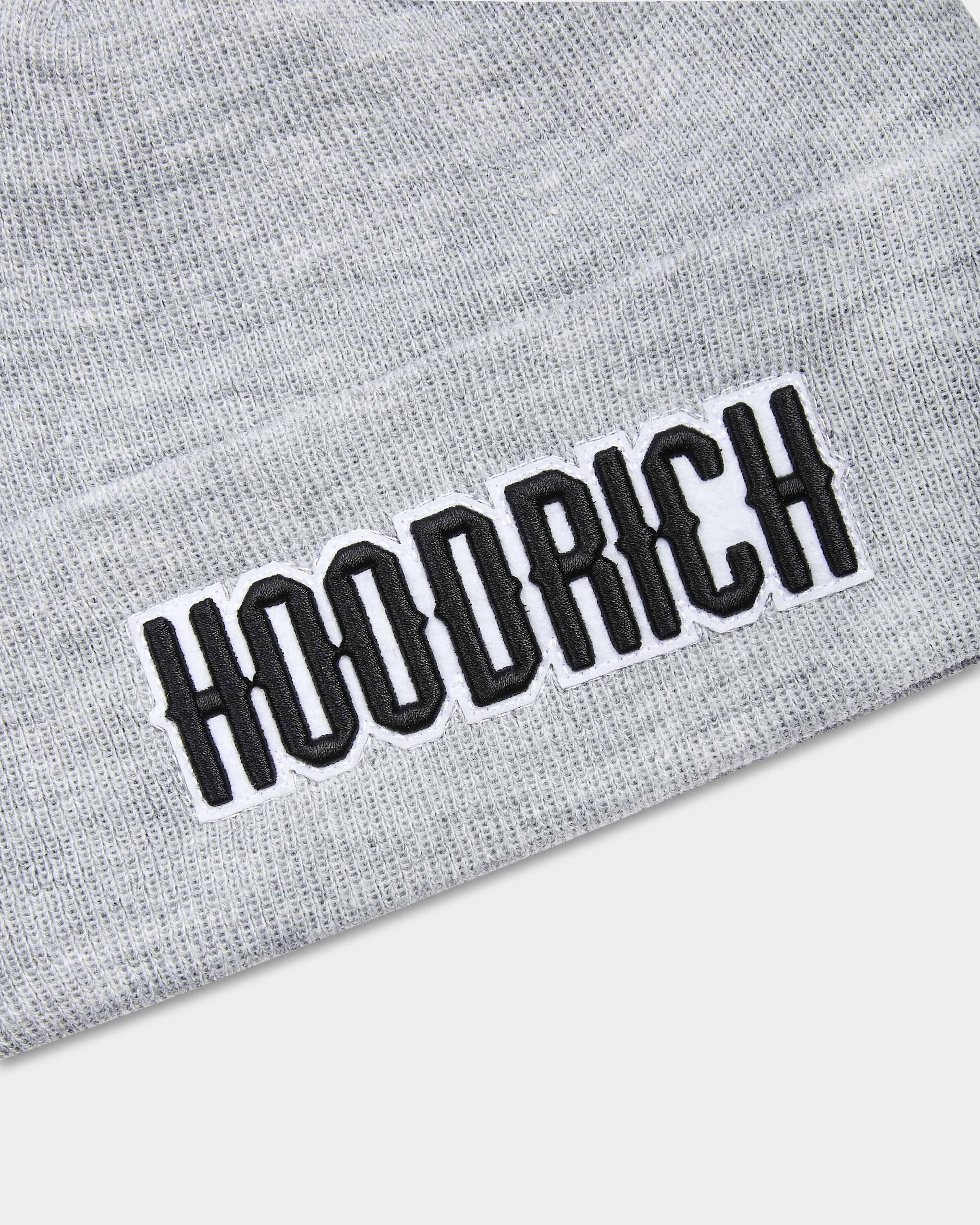 Core Knitted Beanie - Grey/Black/White