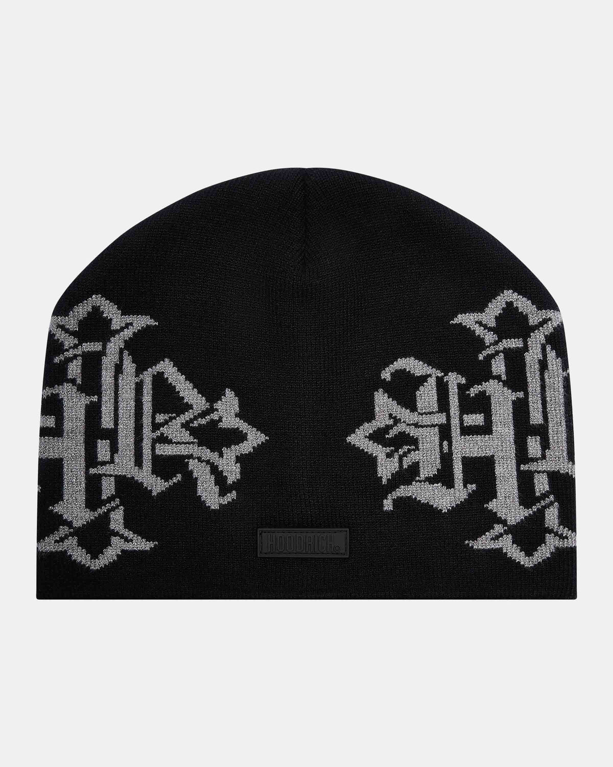 Virtux Skull Knit Beanie - Black/Grey