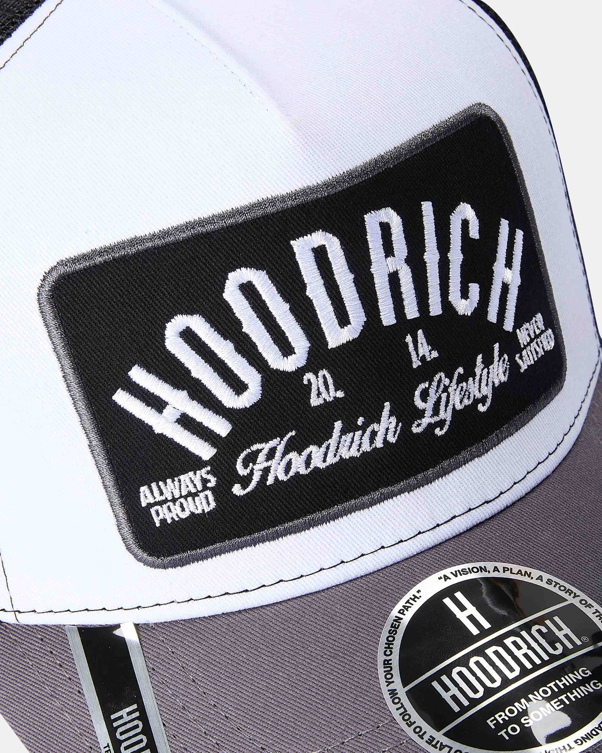 Volcano Trucker Cap - Grey/White