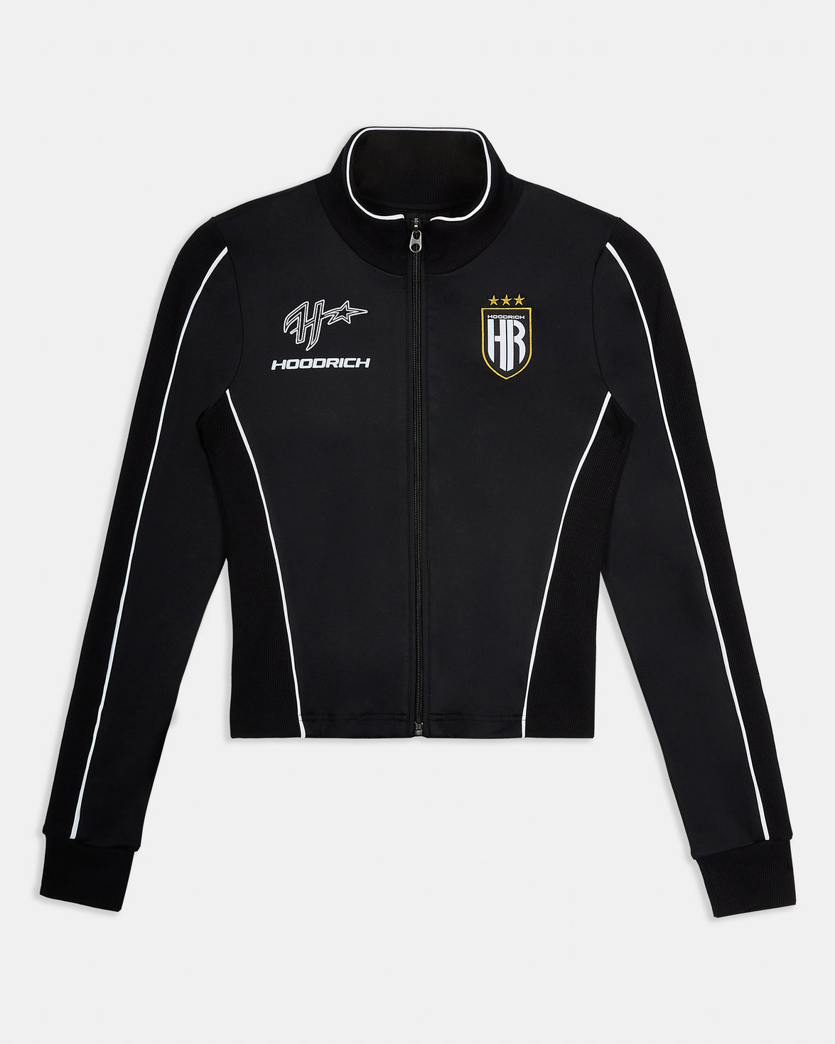 Glide Football Slim Fit Track Jacket - Black