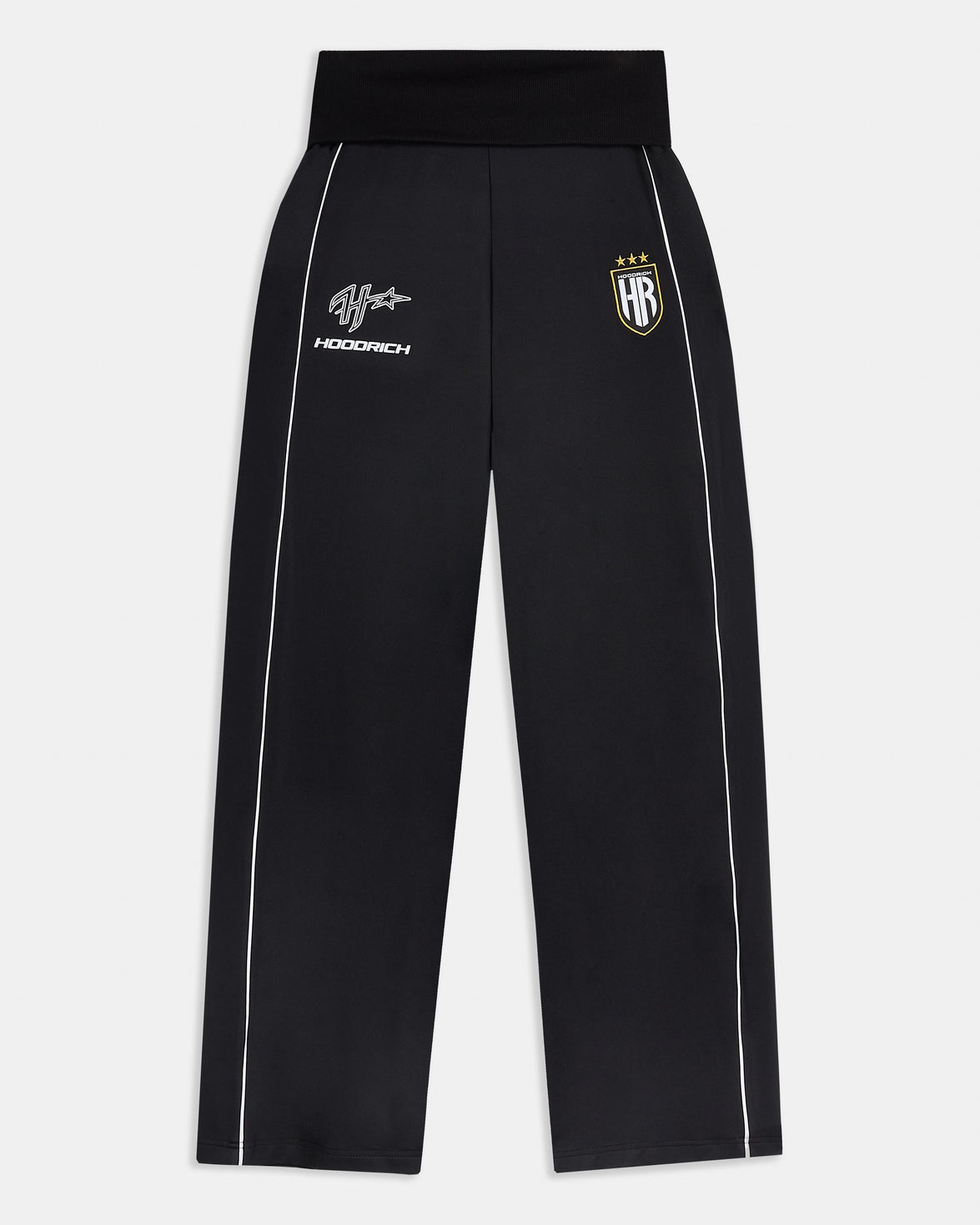 Glide Football Wide Leg Track Pants - Black