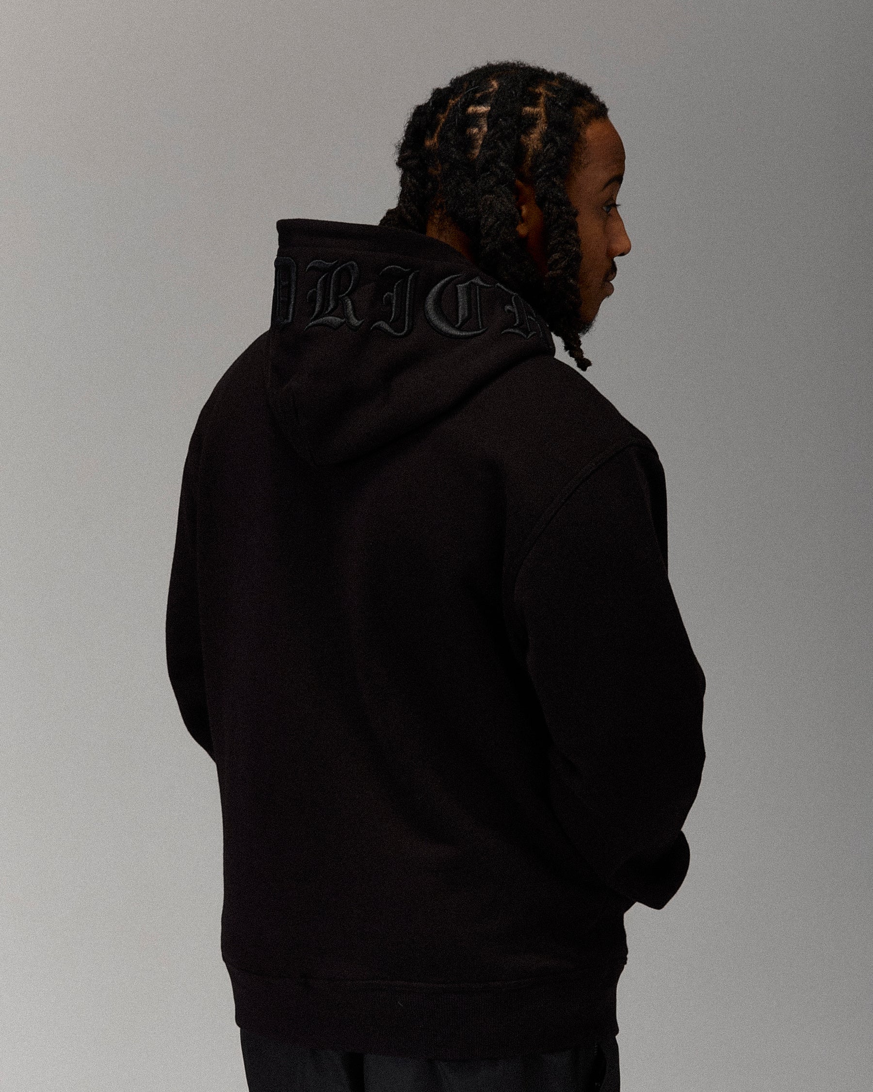 The Winner's Circle Embroidered Hoodie - Black