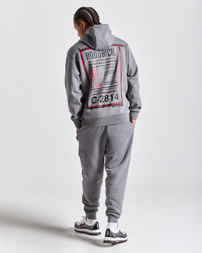 Akira Full Tracksuit Set - Grey/Black/Red