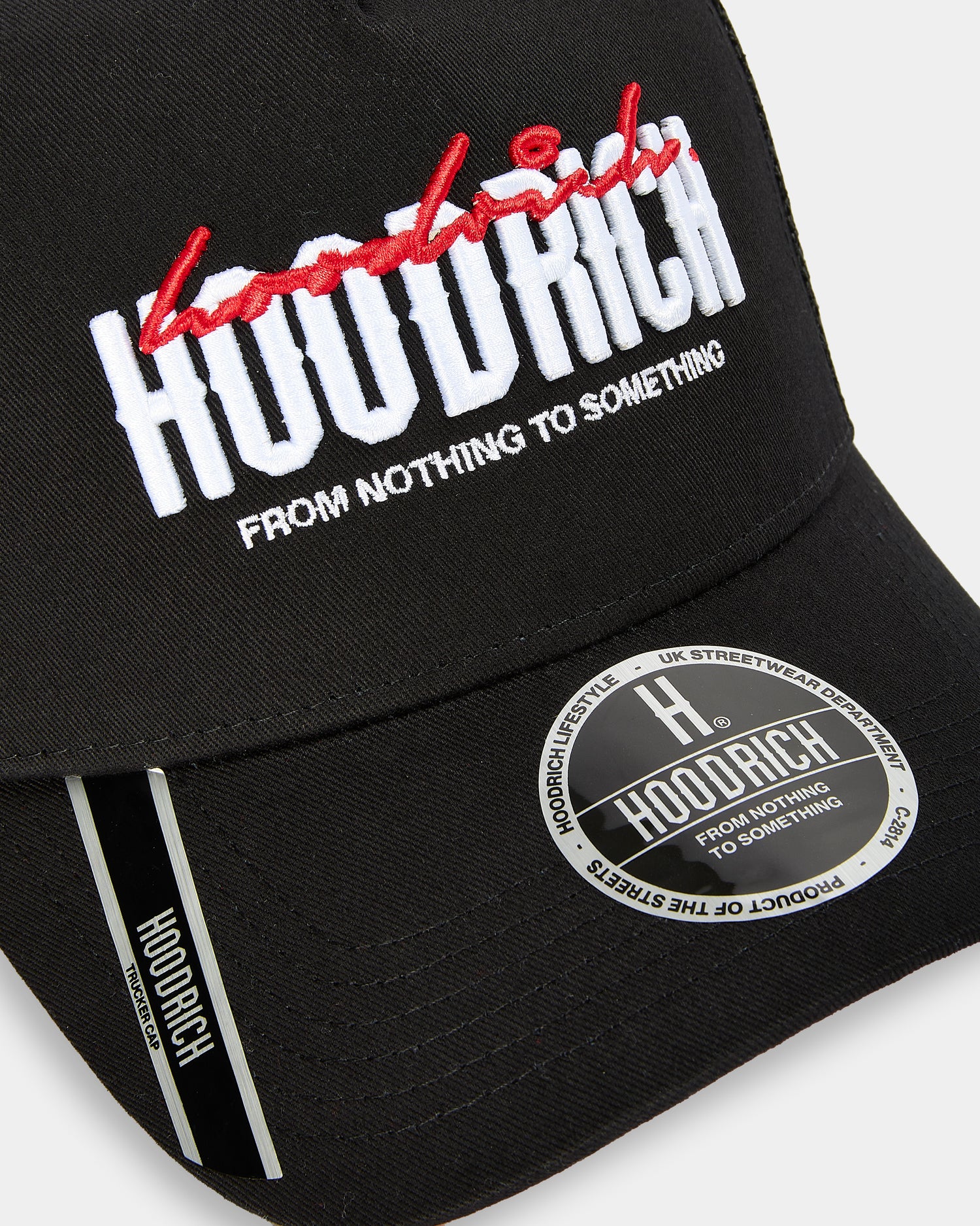 Boost Trucker Cap - Black/White/Red