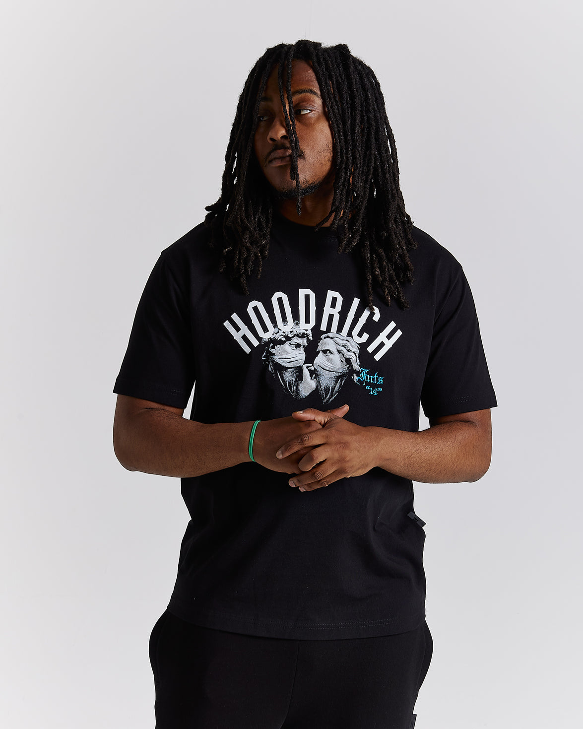 Conquer T-Shirt - Black/White/Blue