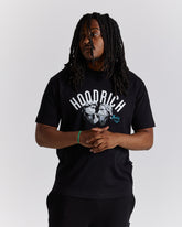 Conquer T-Shirt - Black/White/Blue