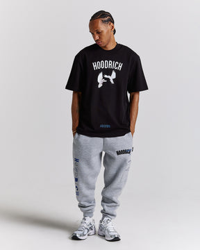 Take Flight Oversized T-Shirt - Black/White/Blue