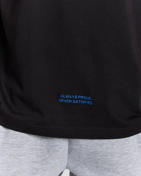 Take Flight Oversized T-Shirt - Black/White/Blue